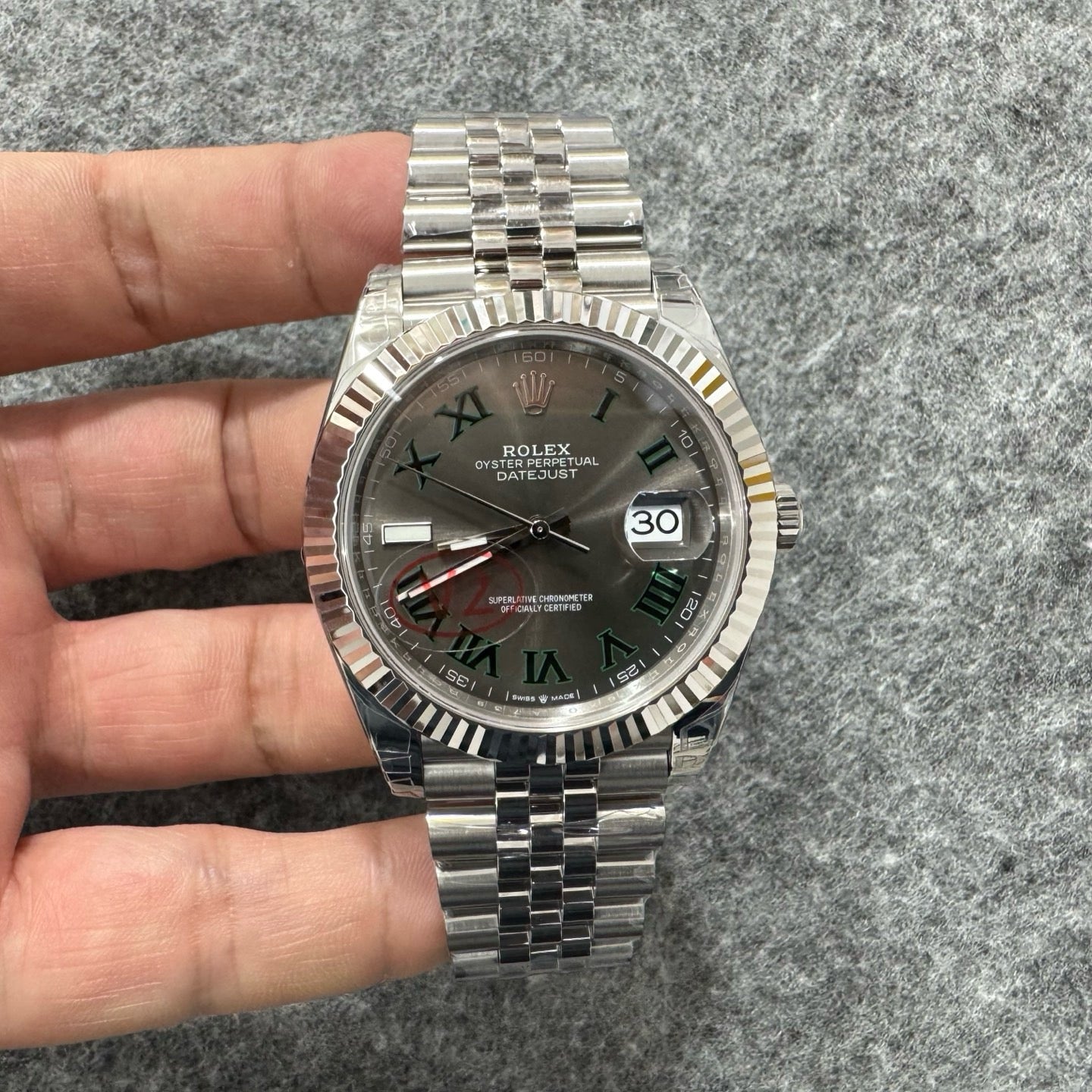 Black silver Watch