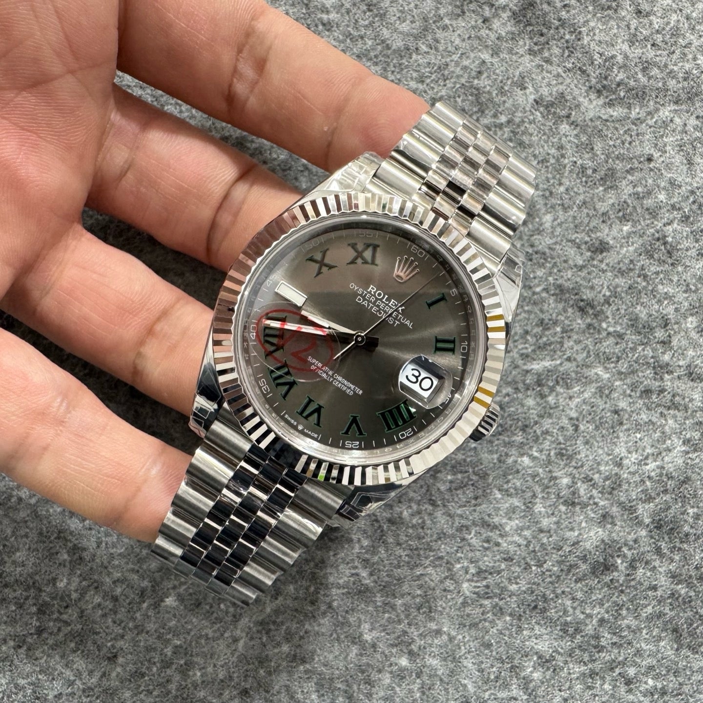 Black silver Watch