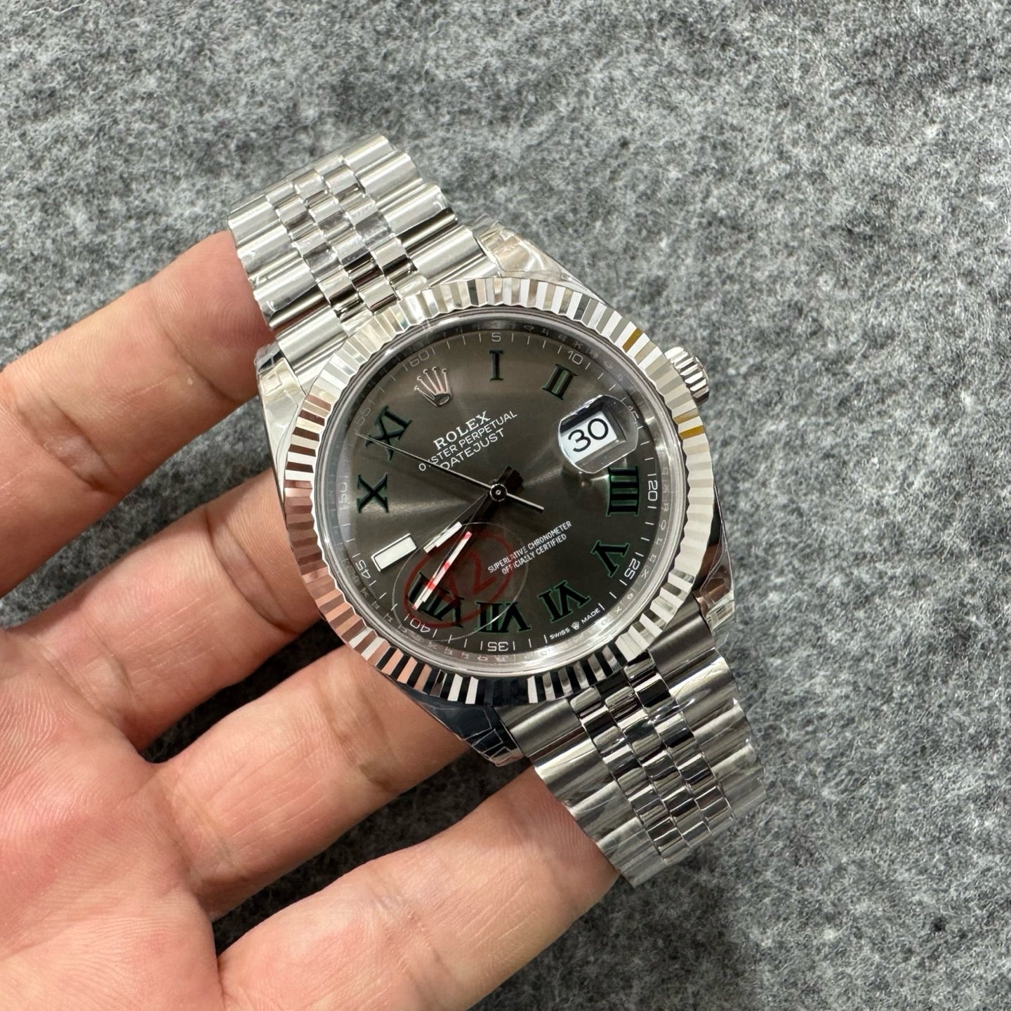 Black silver Watch
