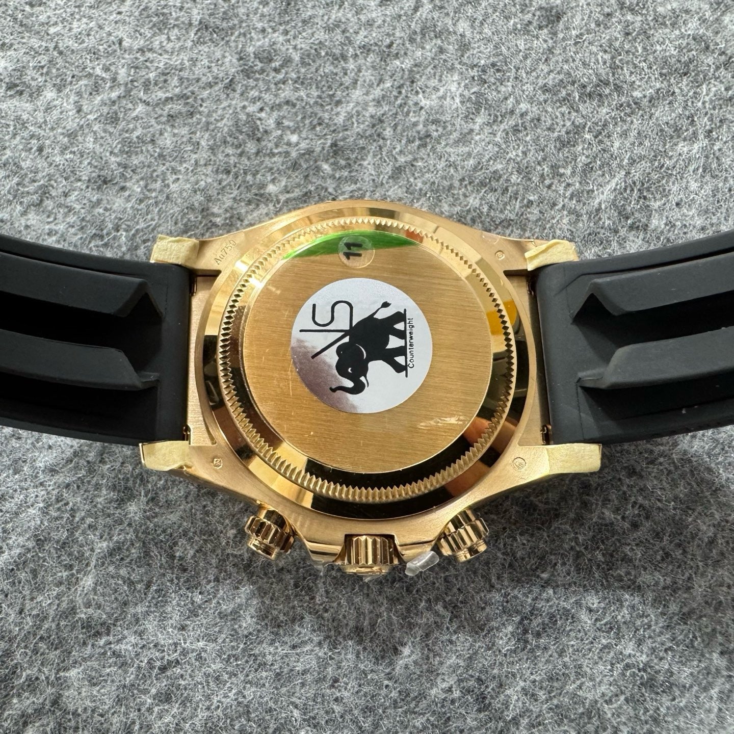 Gold black Watch