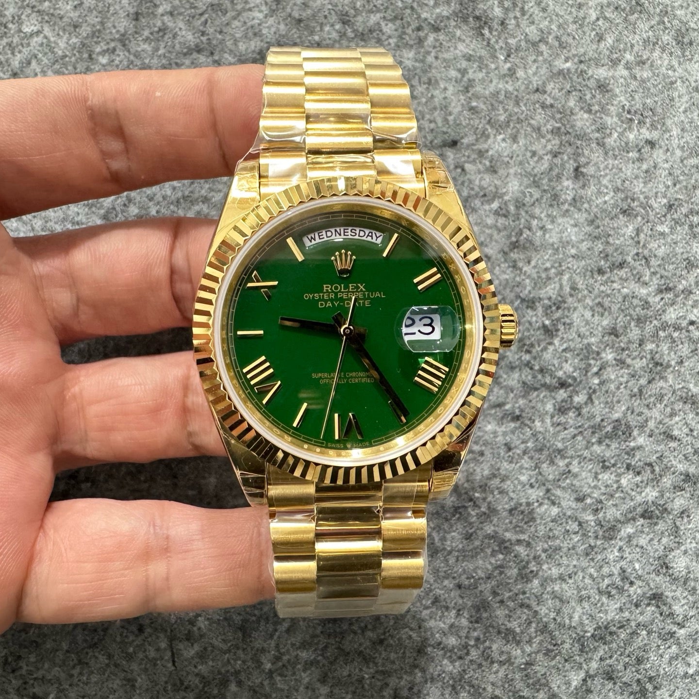 Golden green Watch