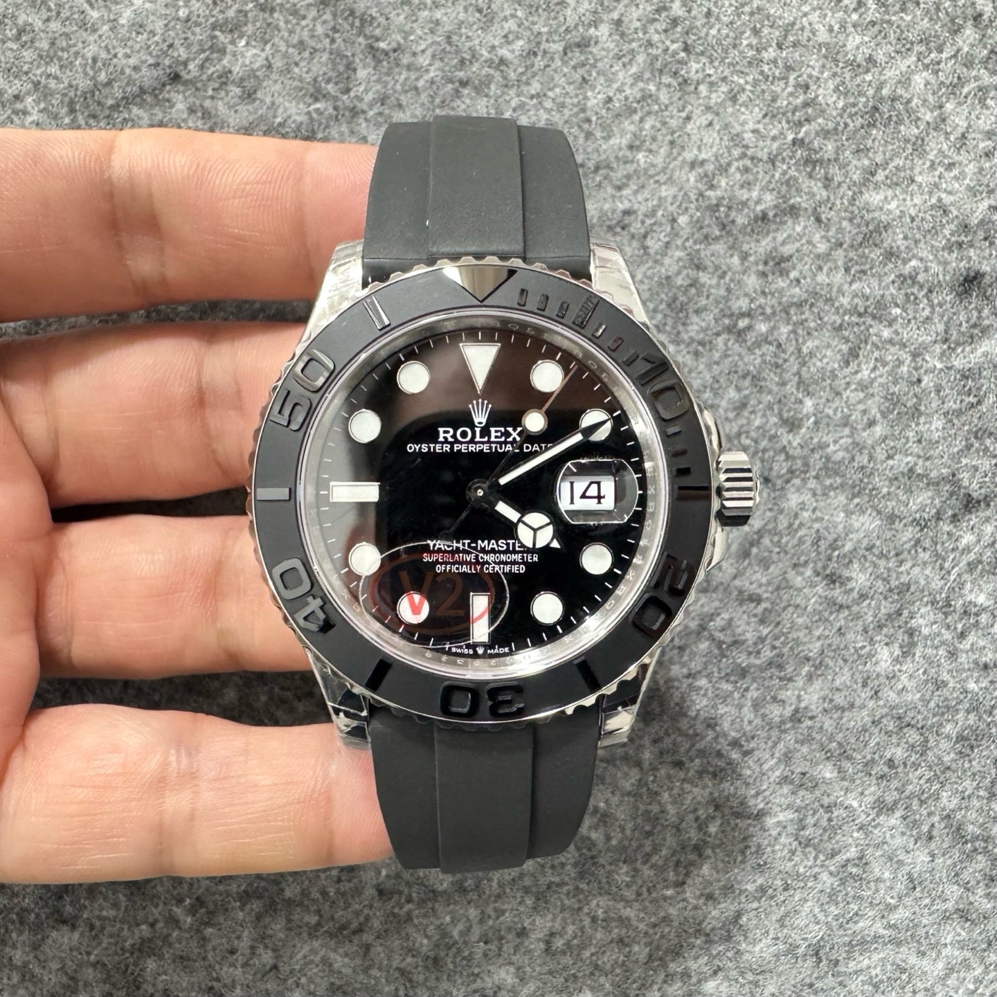 Black silver Watch
