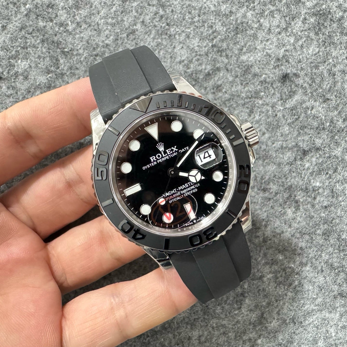 Black silver Watch