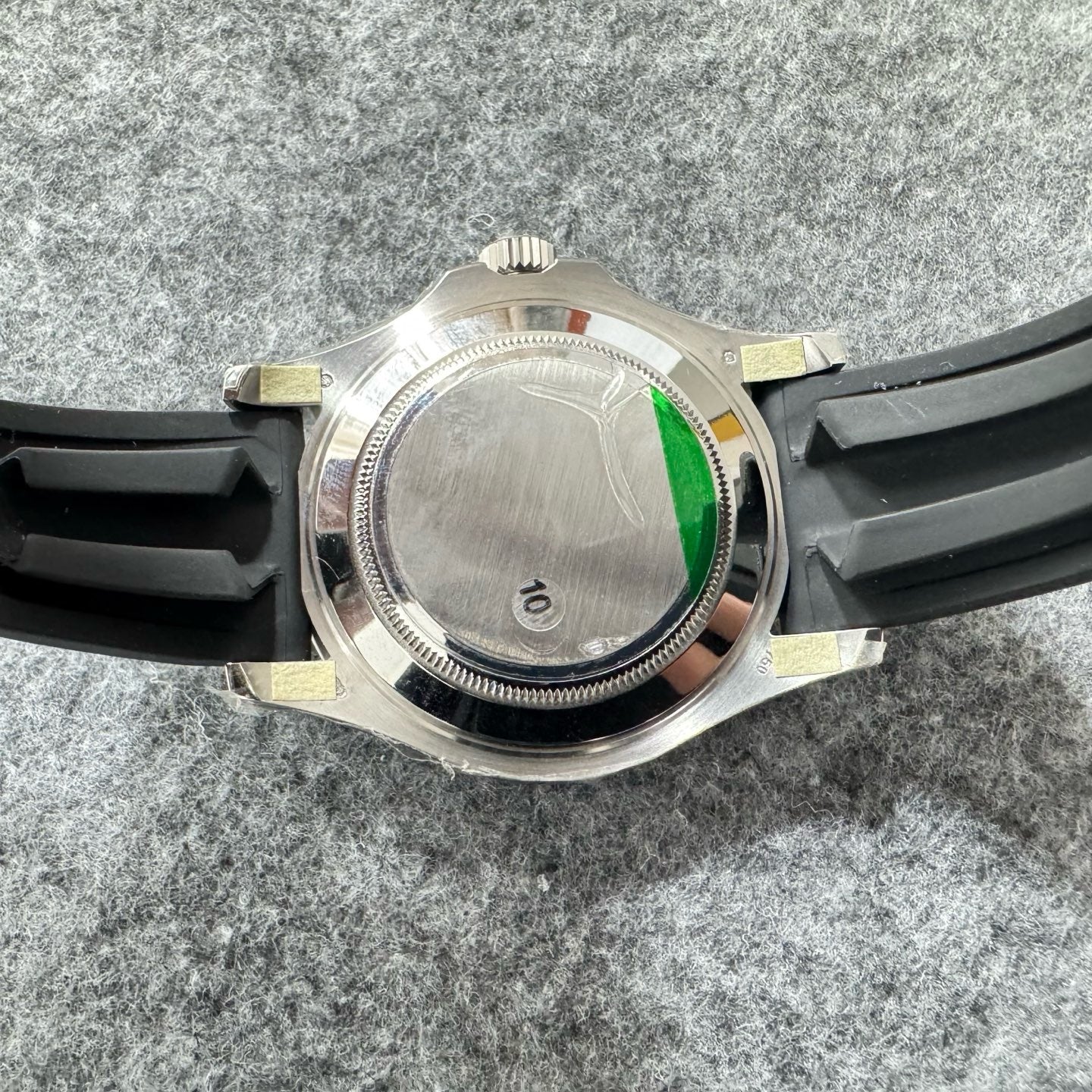 Black silver Watch