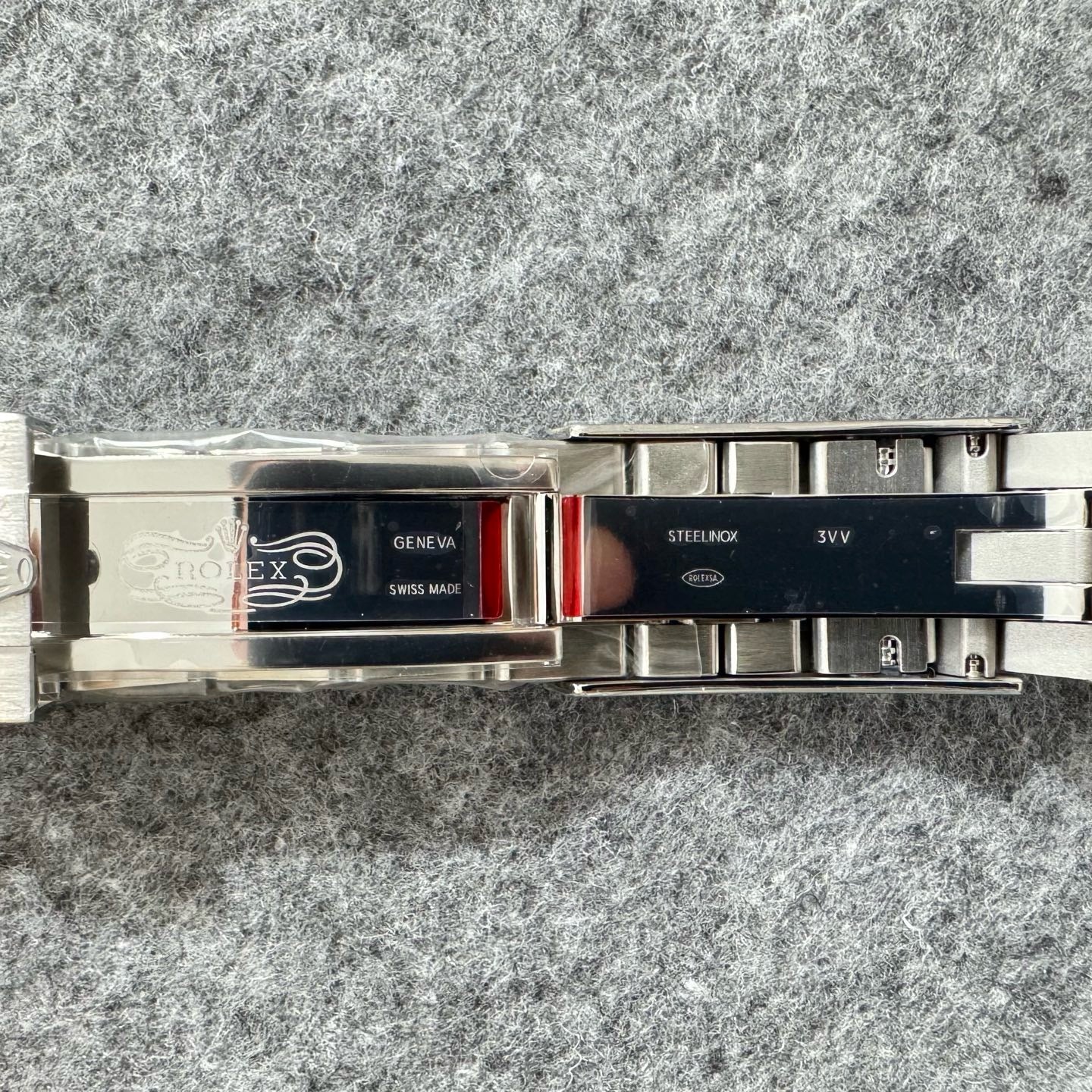 Silver black and Silver green Watch