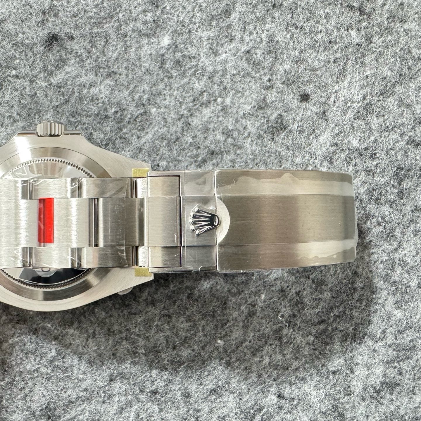 Silver black and Silver green Watch