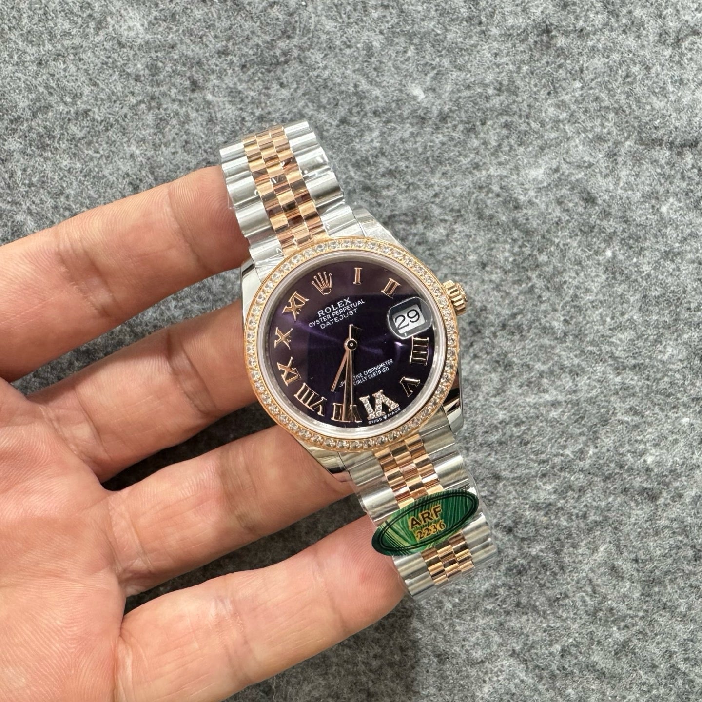 Silver gold Watch
