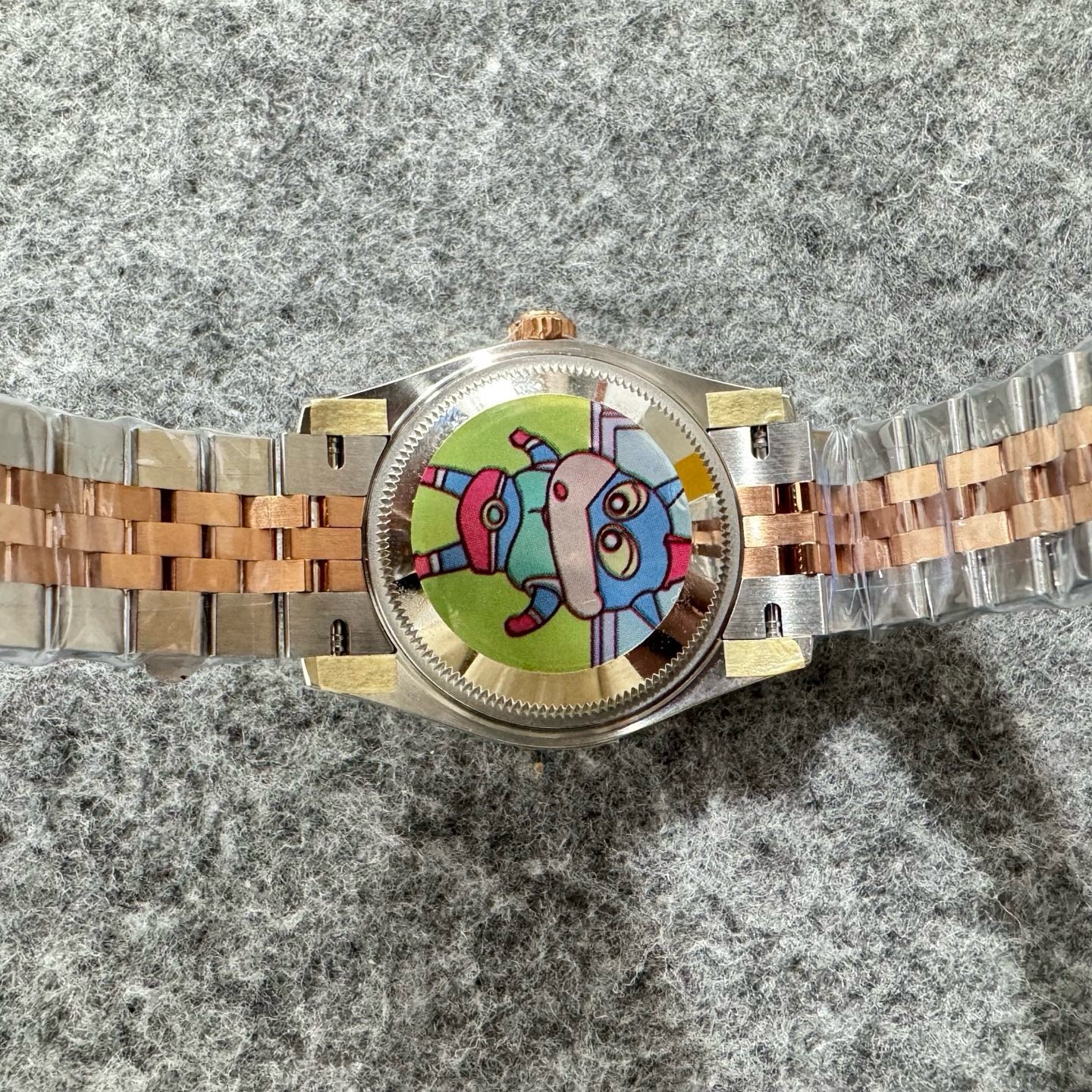 Silver gold Watch