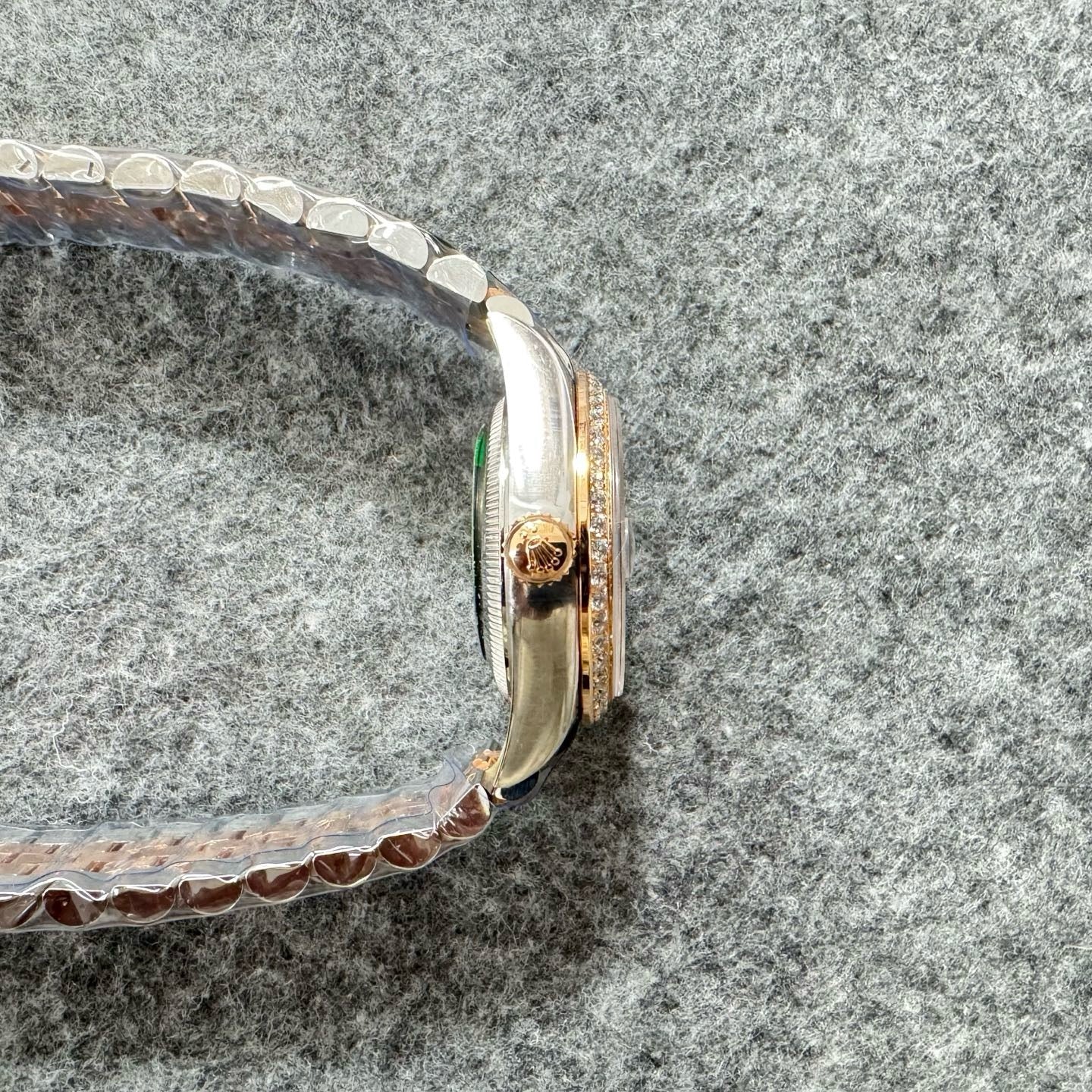 Silver gold Watch