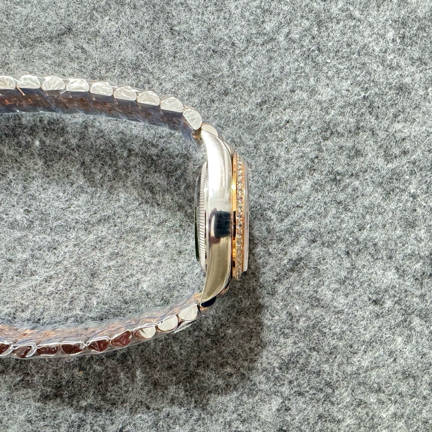 Silver gold Watch