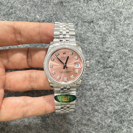 Silver Pink Watch