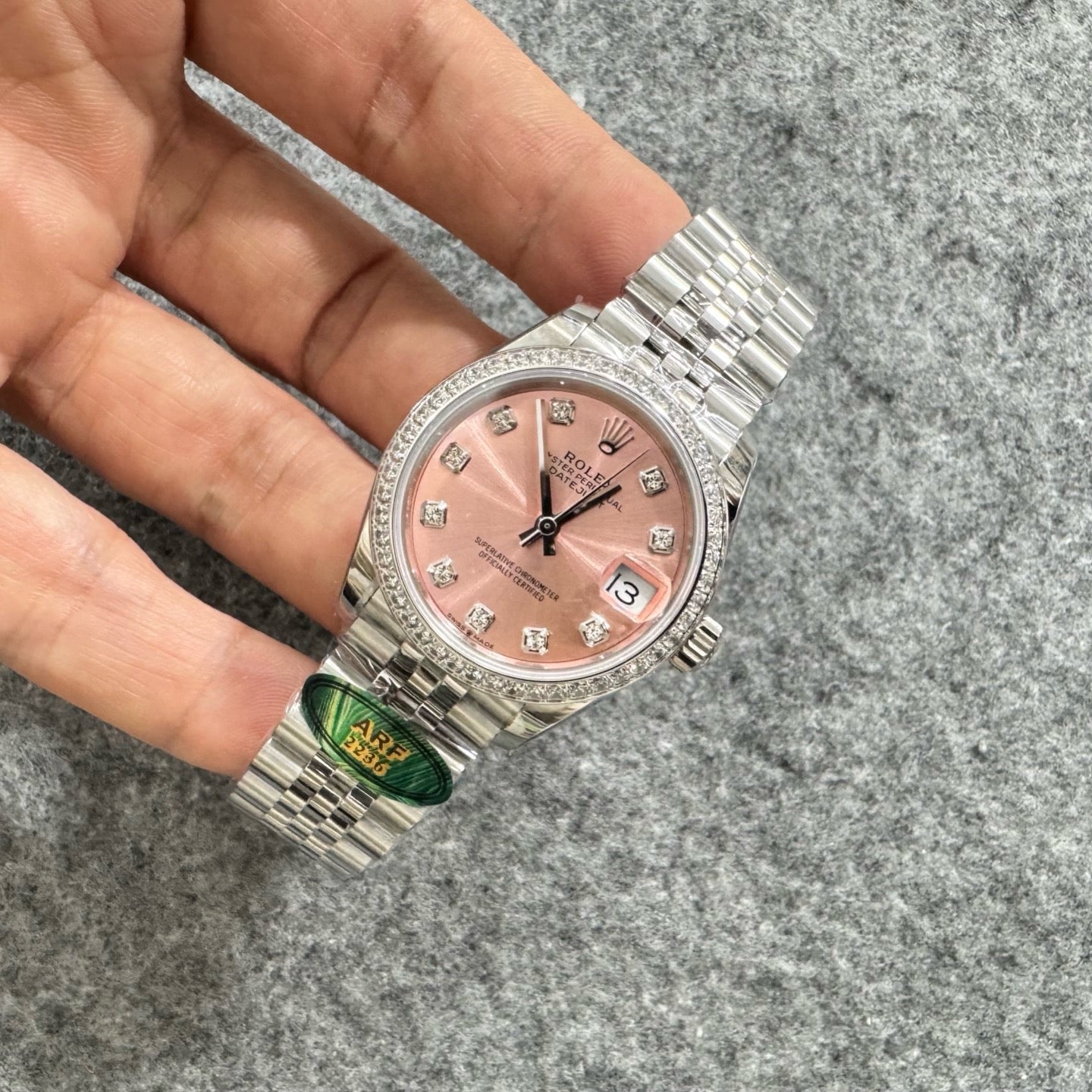 Silver Pink Watch