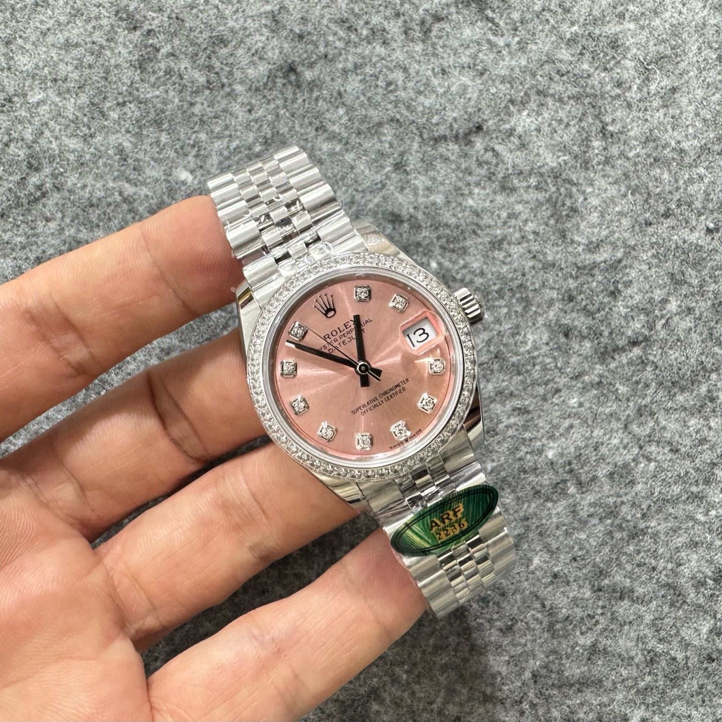Silver Pink Watch