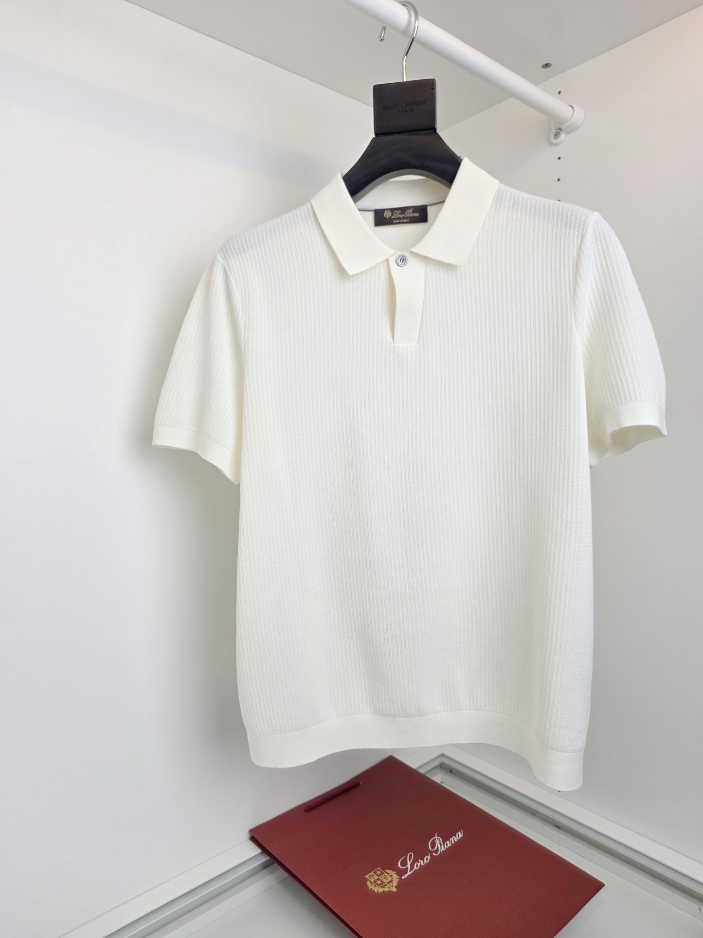 White, Blue and Grey Polo