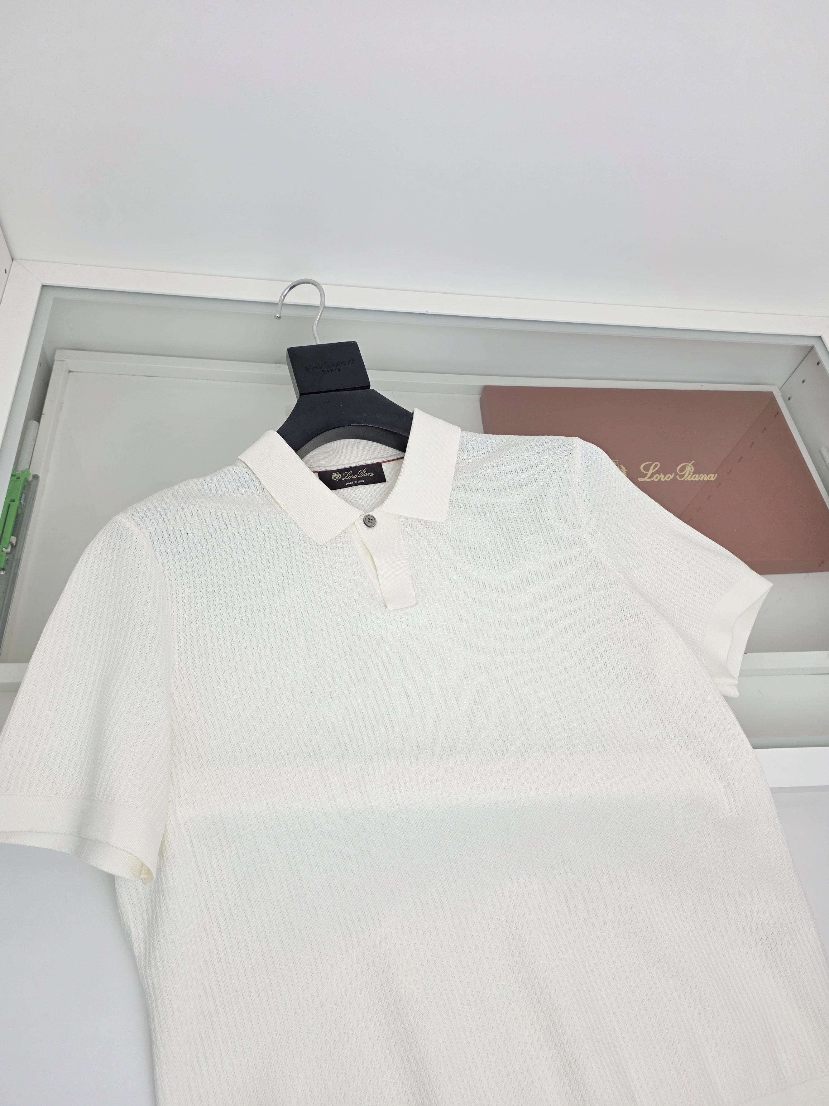White, Blue and Grey Polo