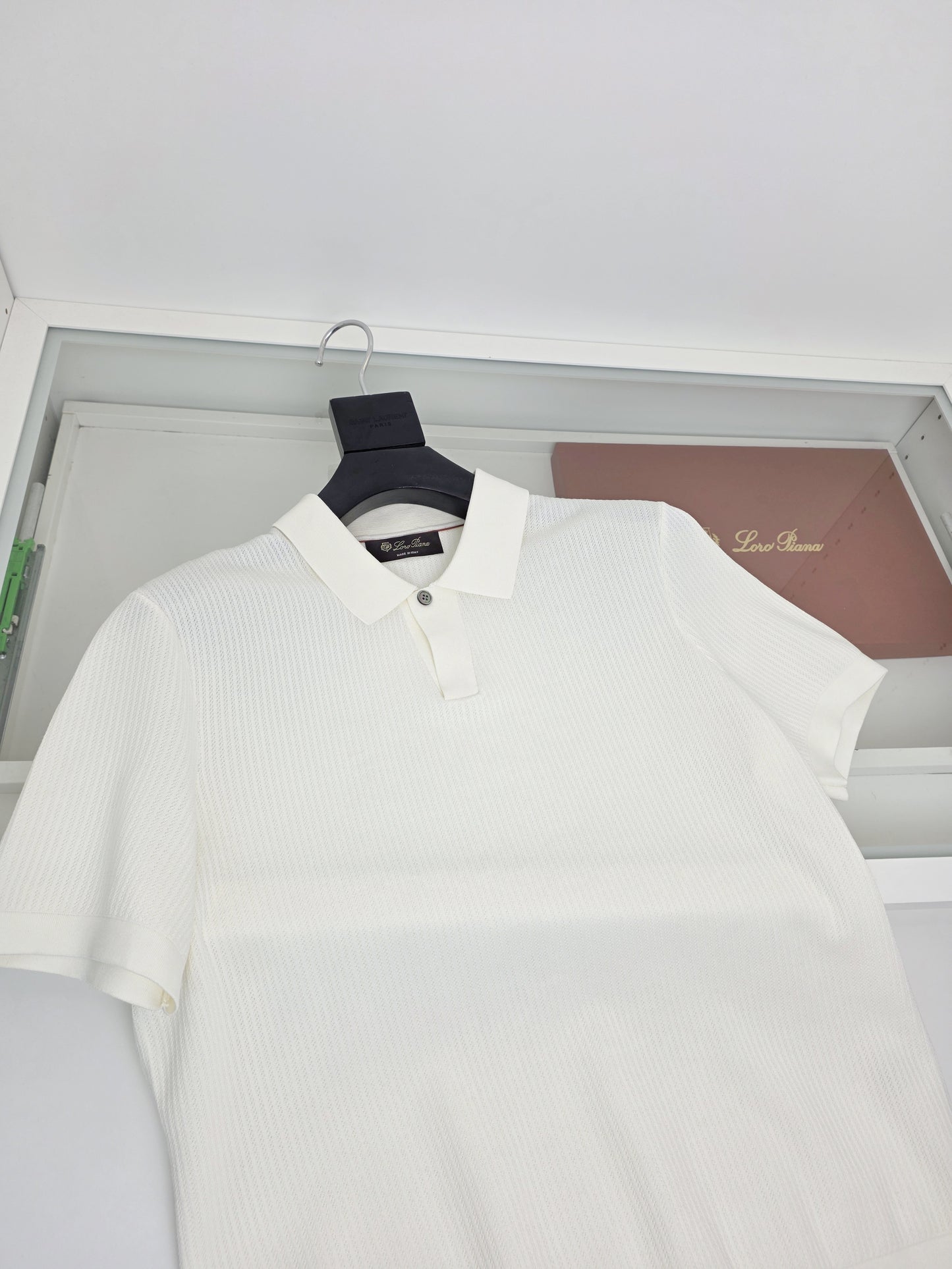 White, Blue and Grey Polo