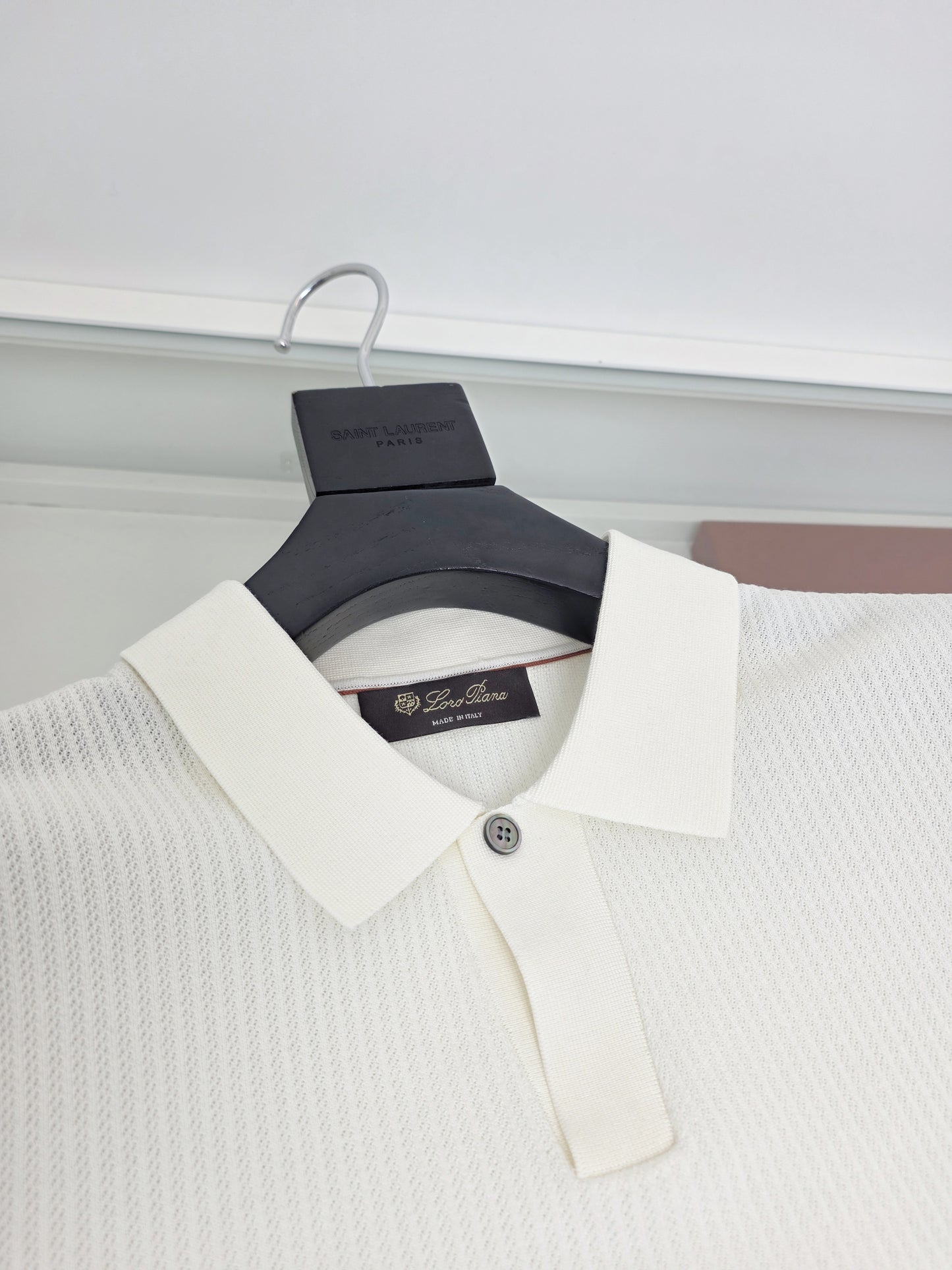 White, Blue and Grey Polo