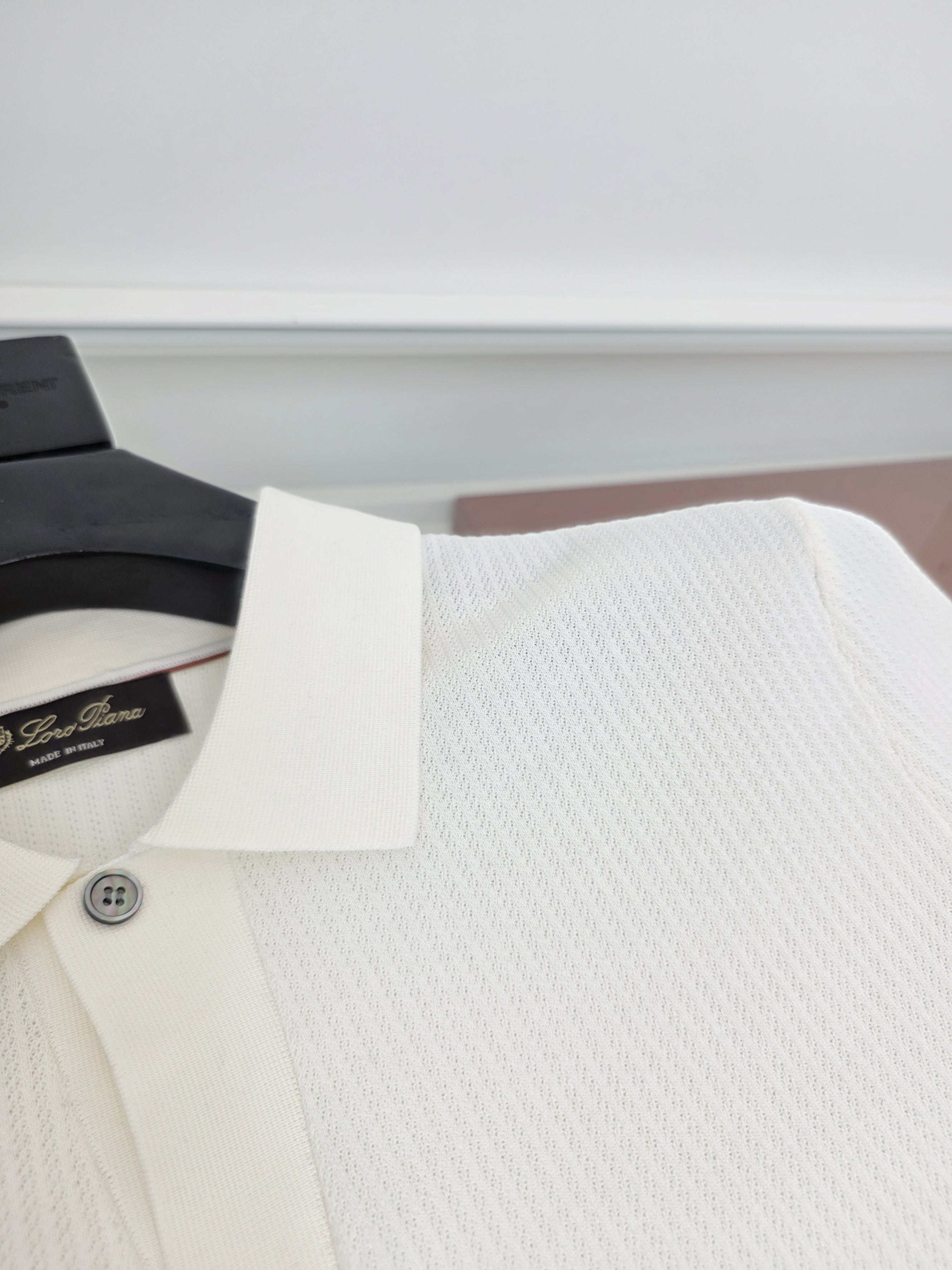 White, Blue and Grey Polo