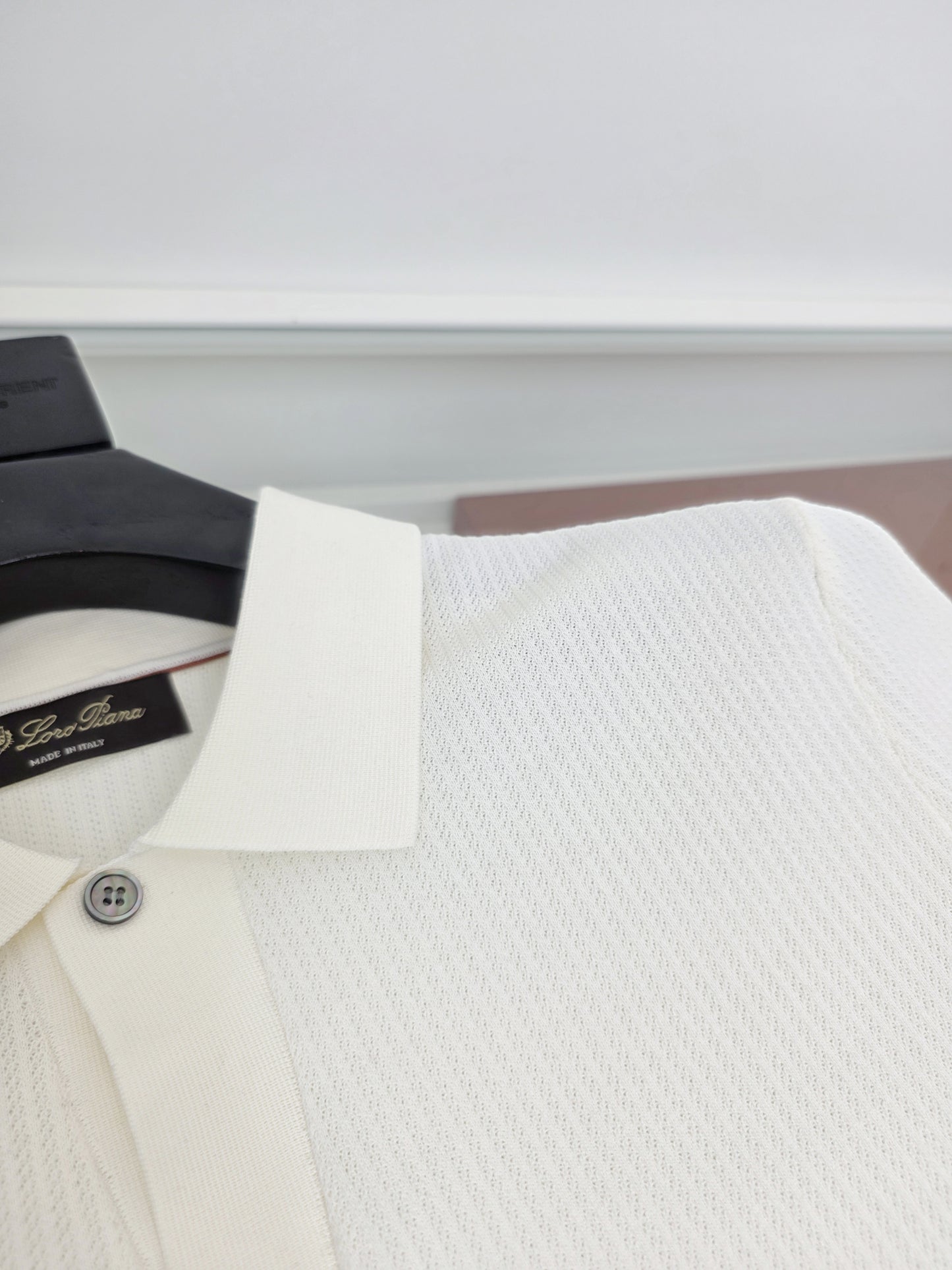 White, Blue and Grey Polo