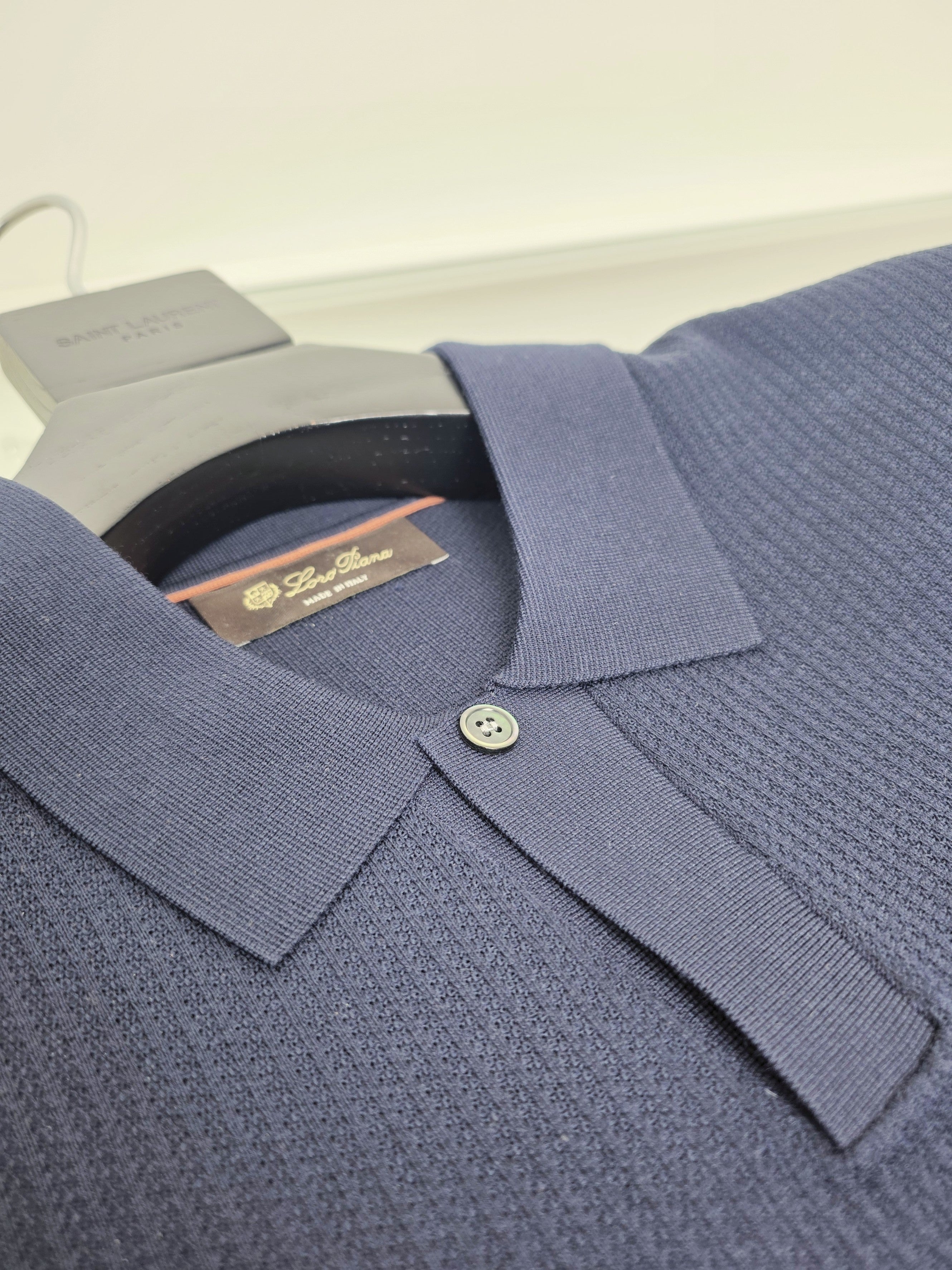 White, Blue and Grey Polo