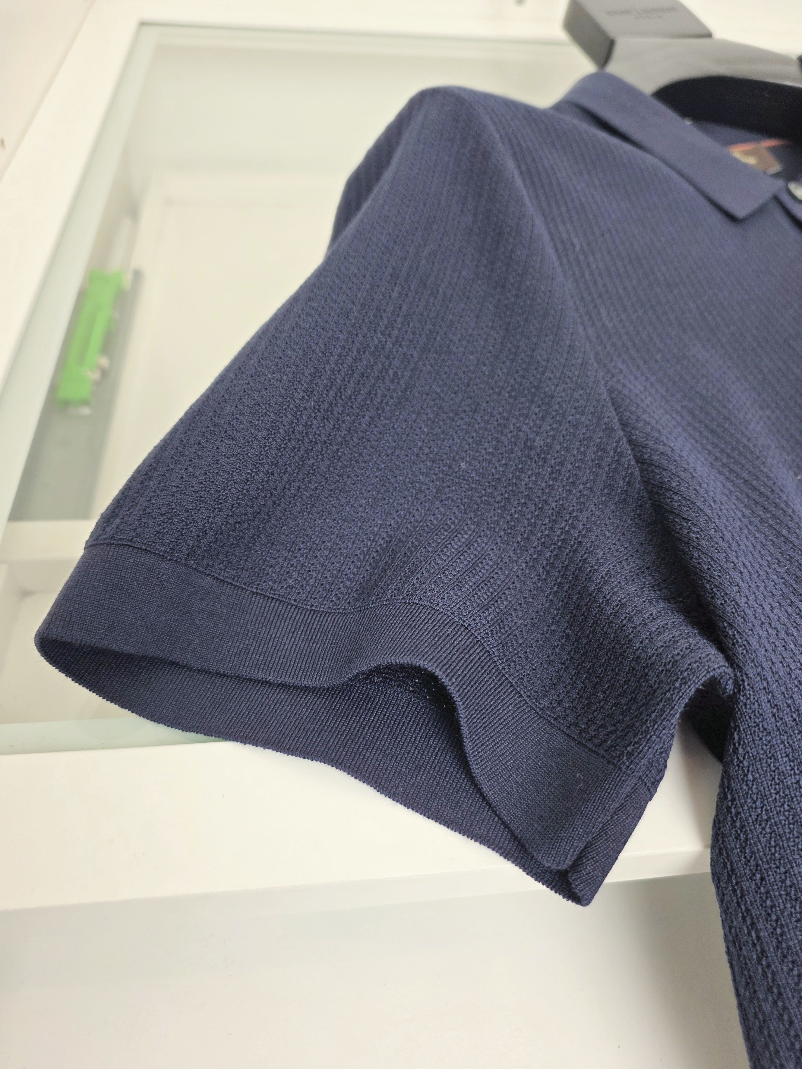 White, Blue and Grey Polo