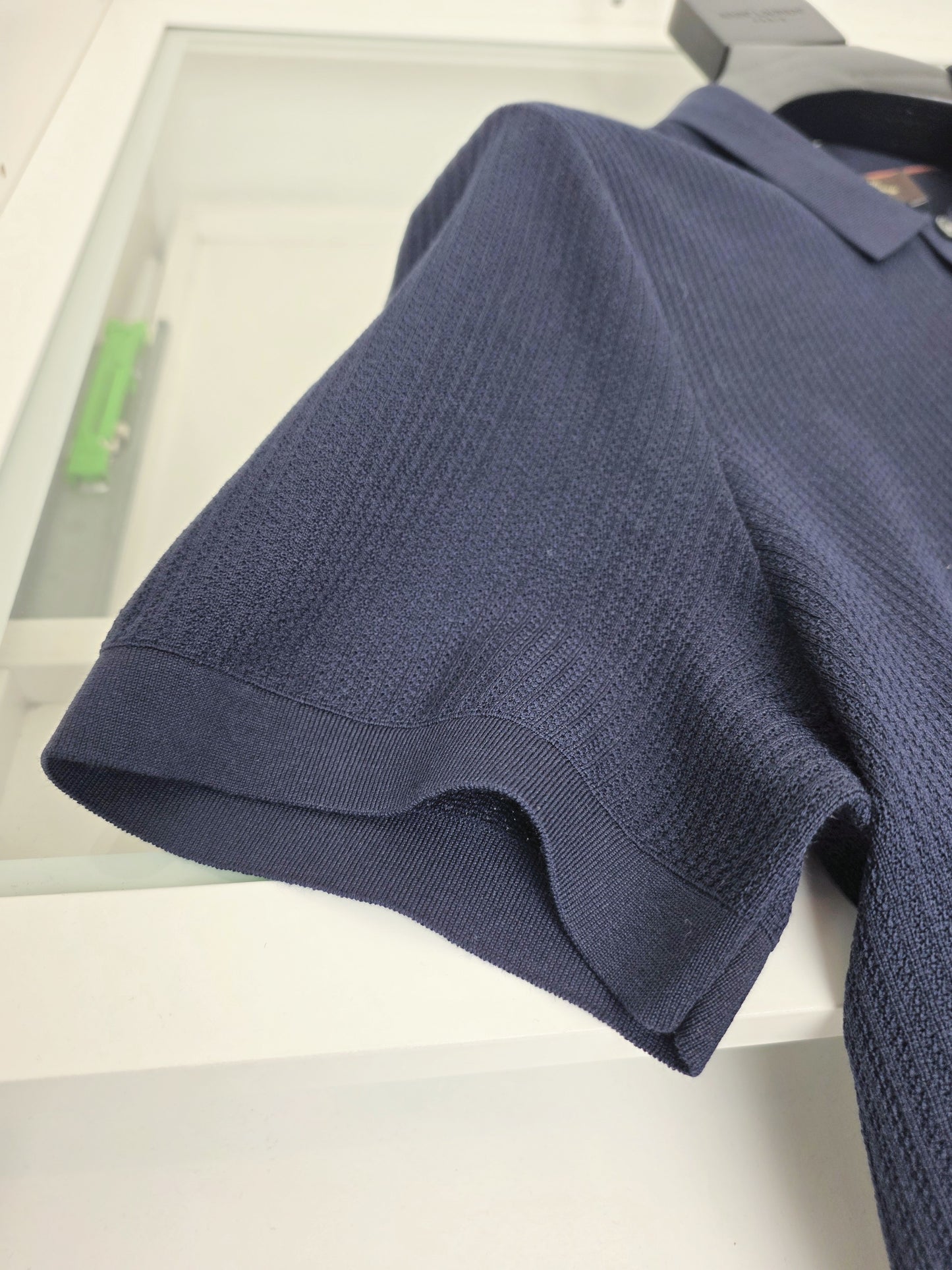 White, Blue and Grey Polo