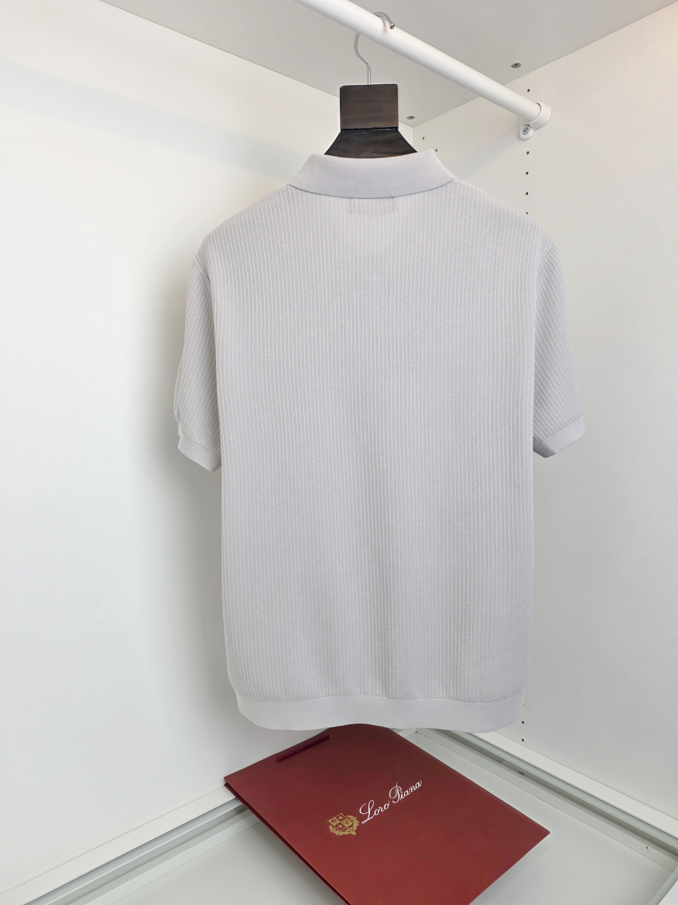 White, Blue and Grey Polo