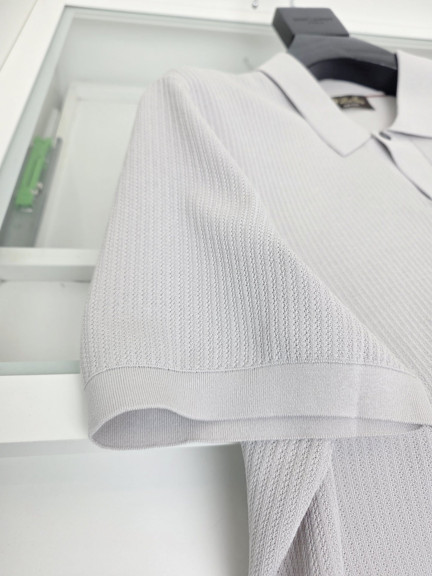 White, Blue and Grey Polo