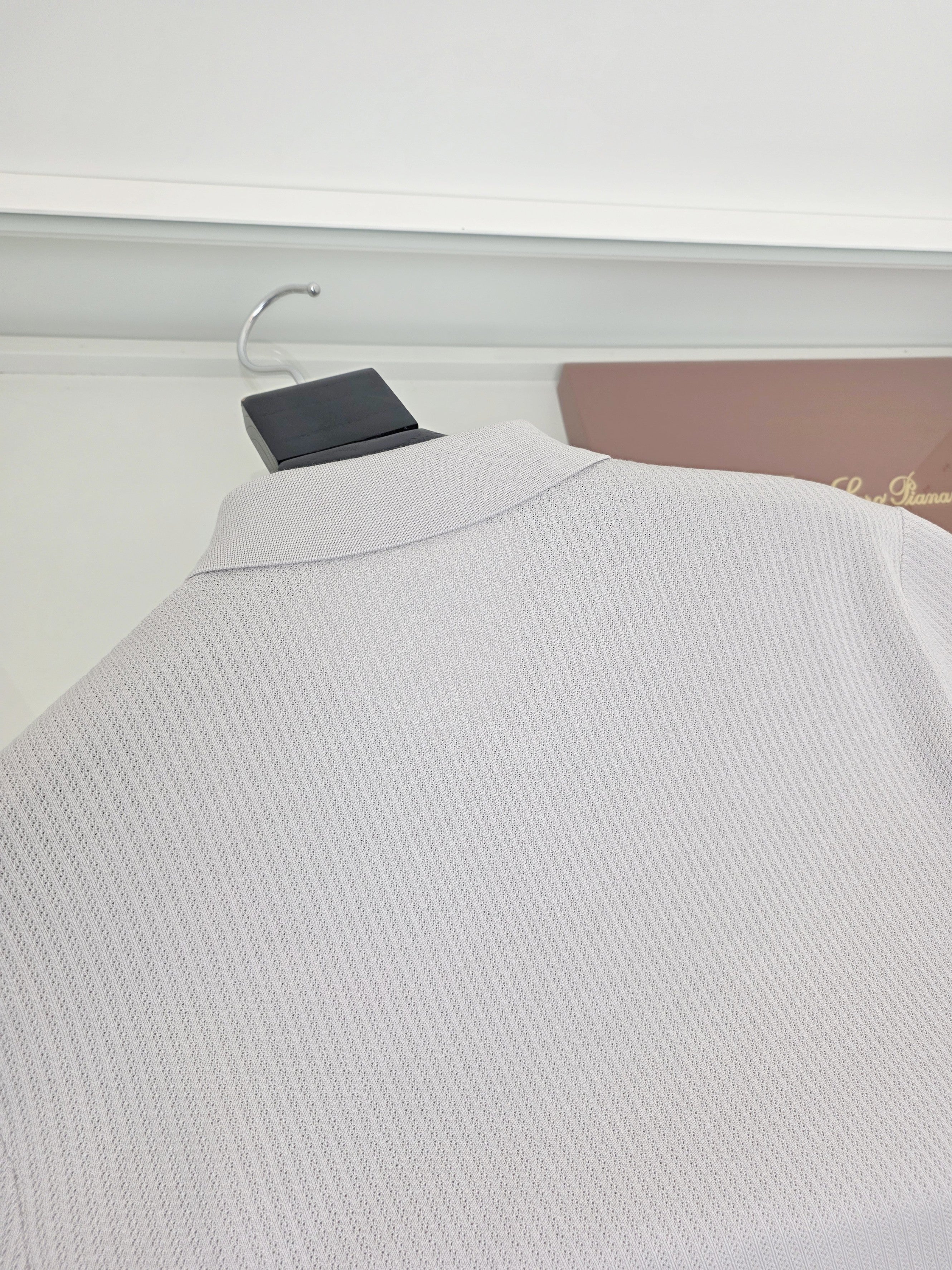 White, Blue and Grey Polo