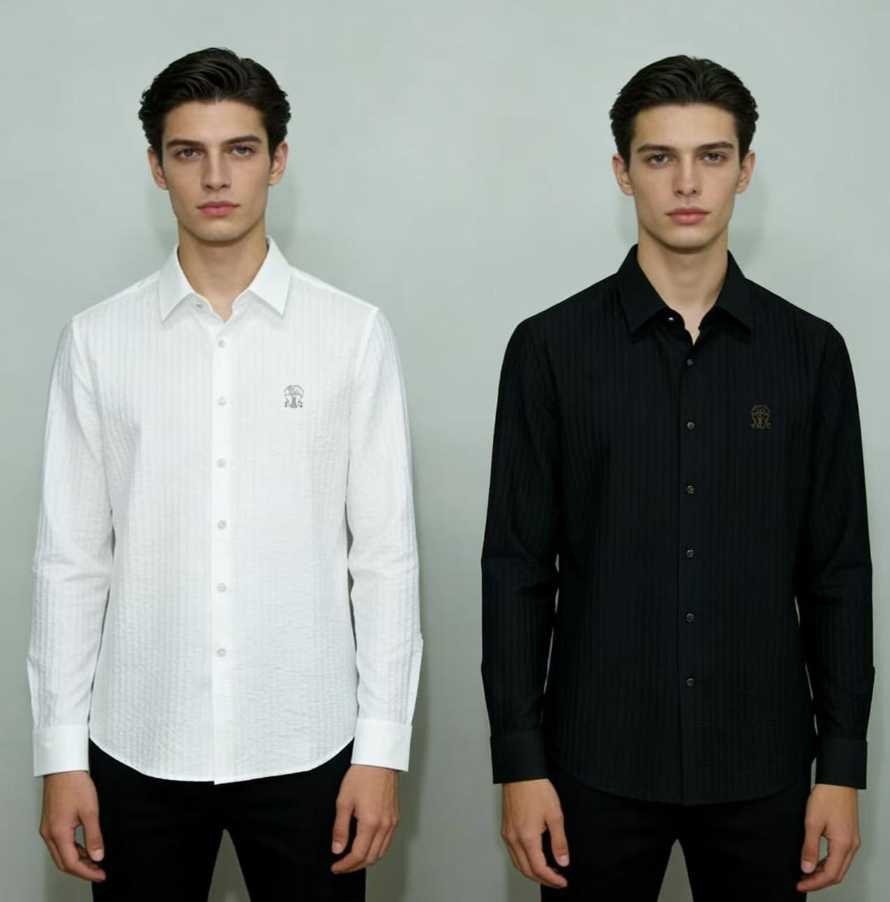 Black and White Shirt