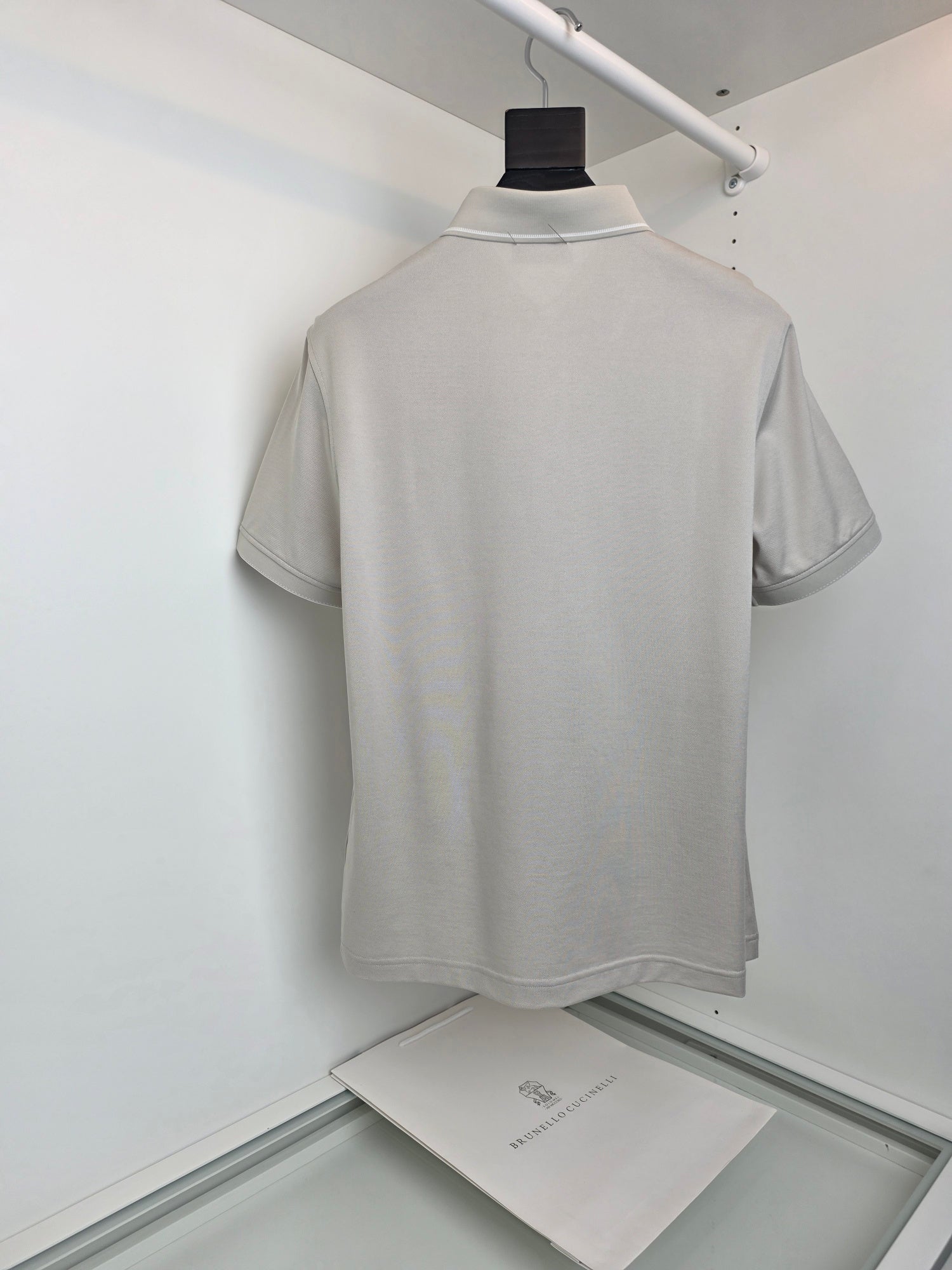 Grey and Black Polo
