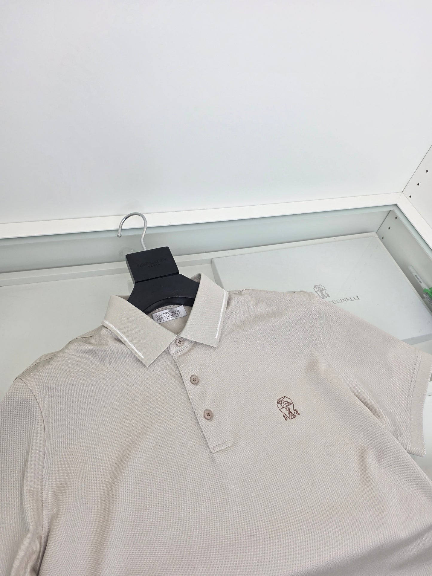 Grey and Black Polo