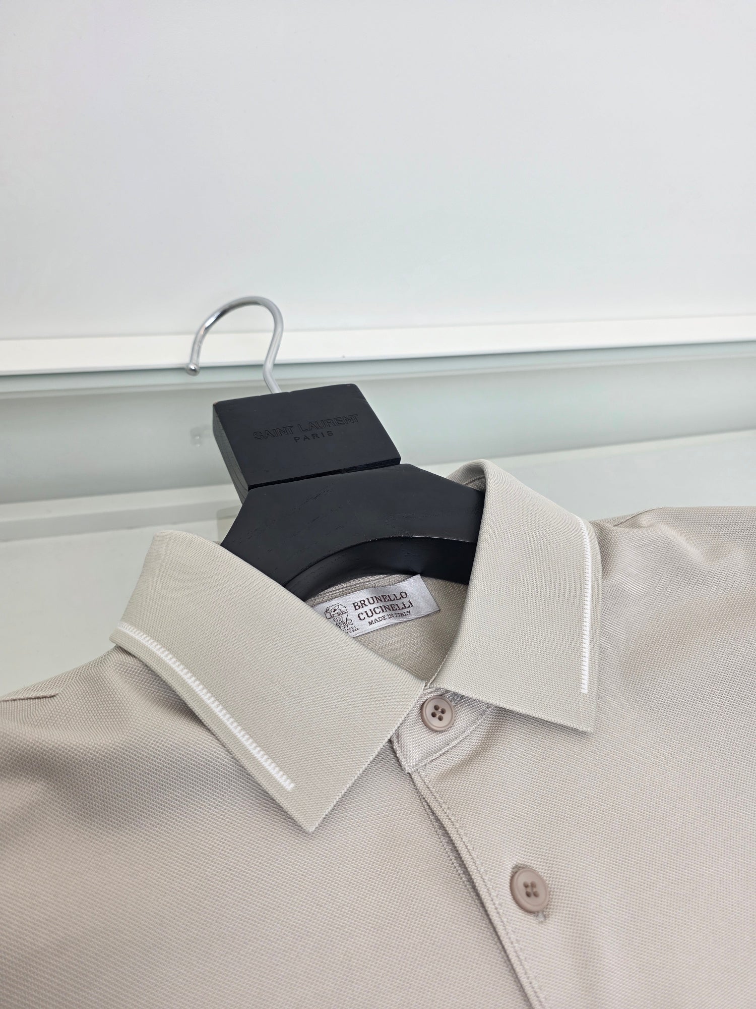 Grey and Black Polo