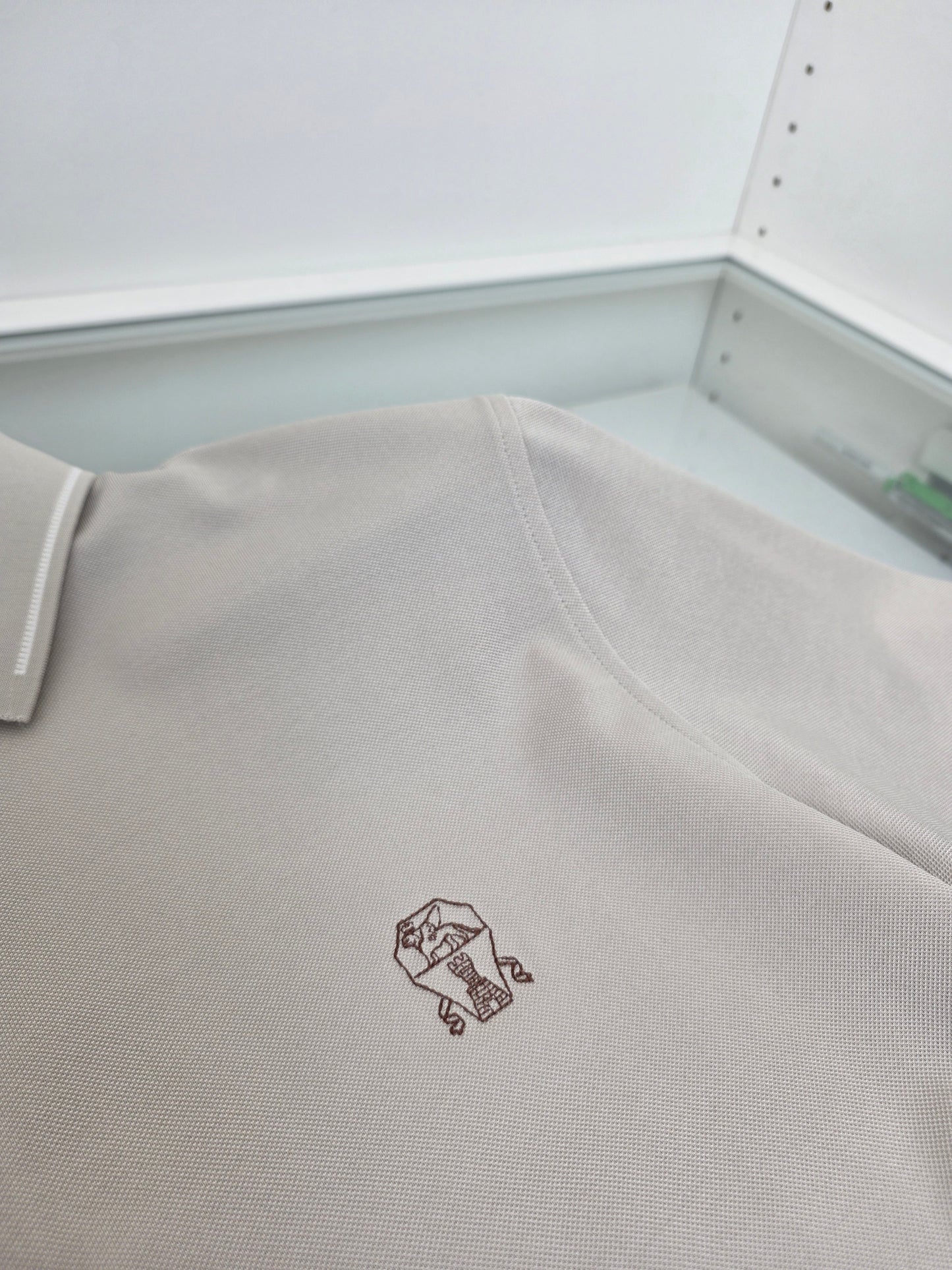 Grey and Black Polo