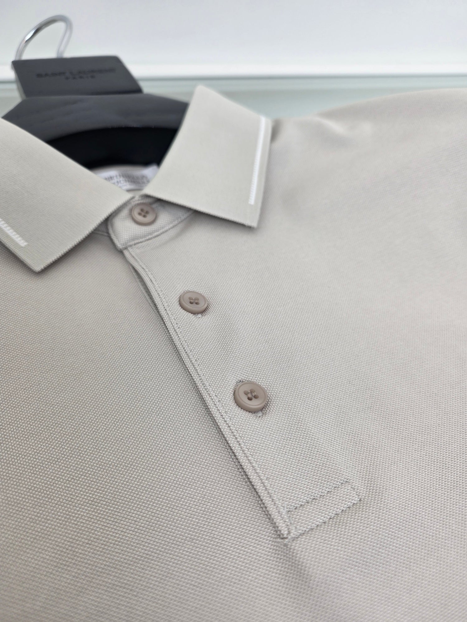 Grey and Black Polo