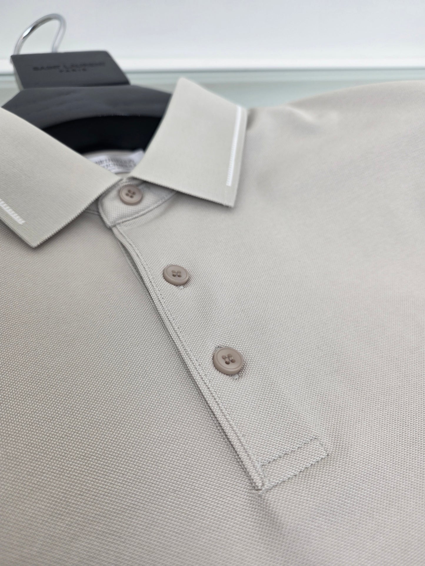 Grey and Black Polo