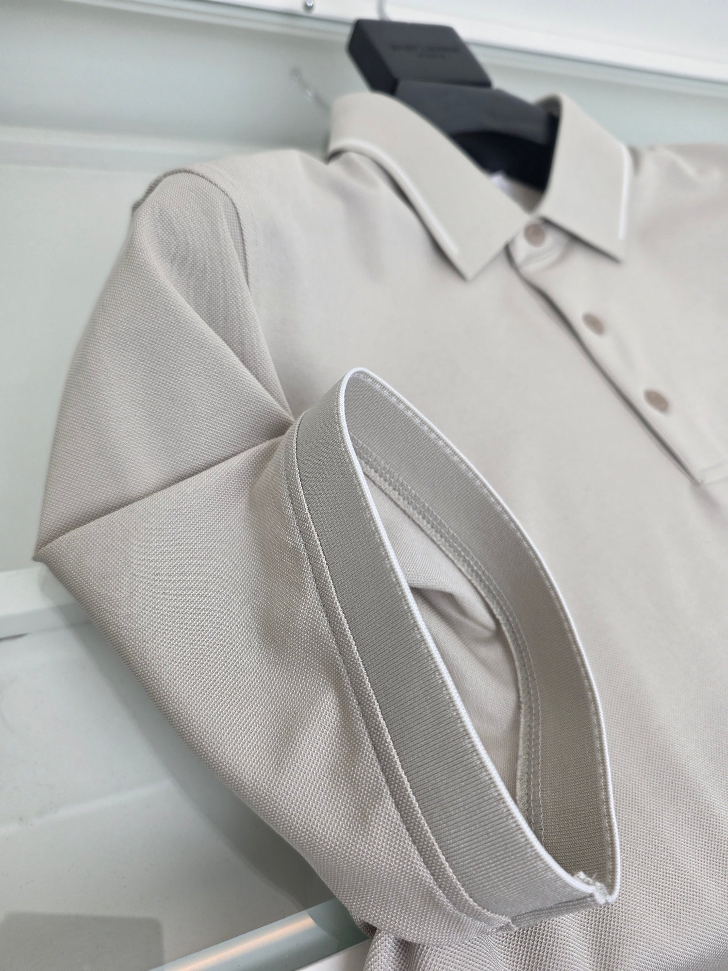 Grey and Black Polo