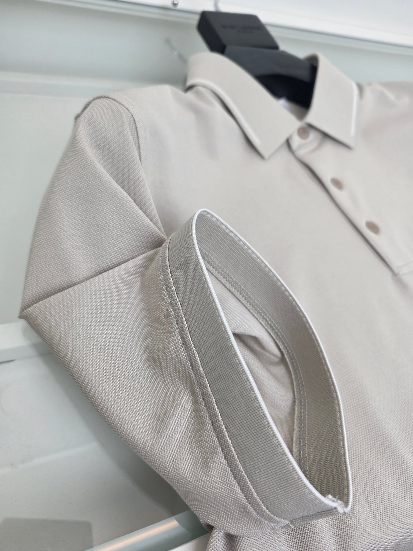 Grey and Black Polo