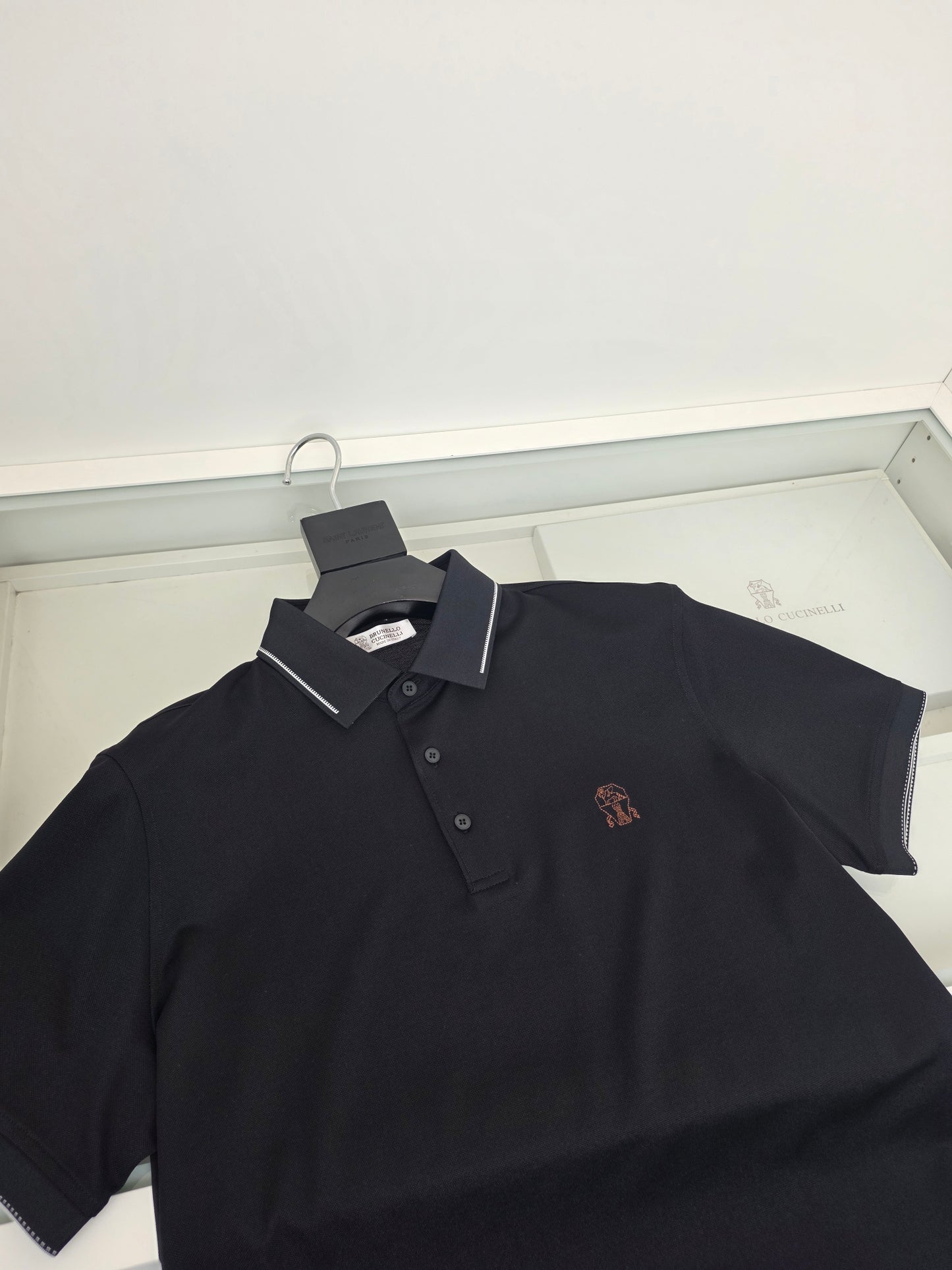 Grey and Black Polo