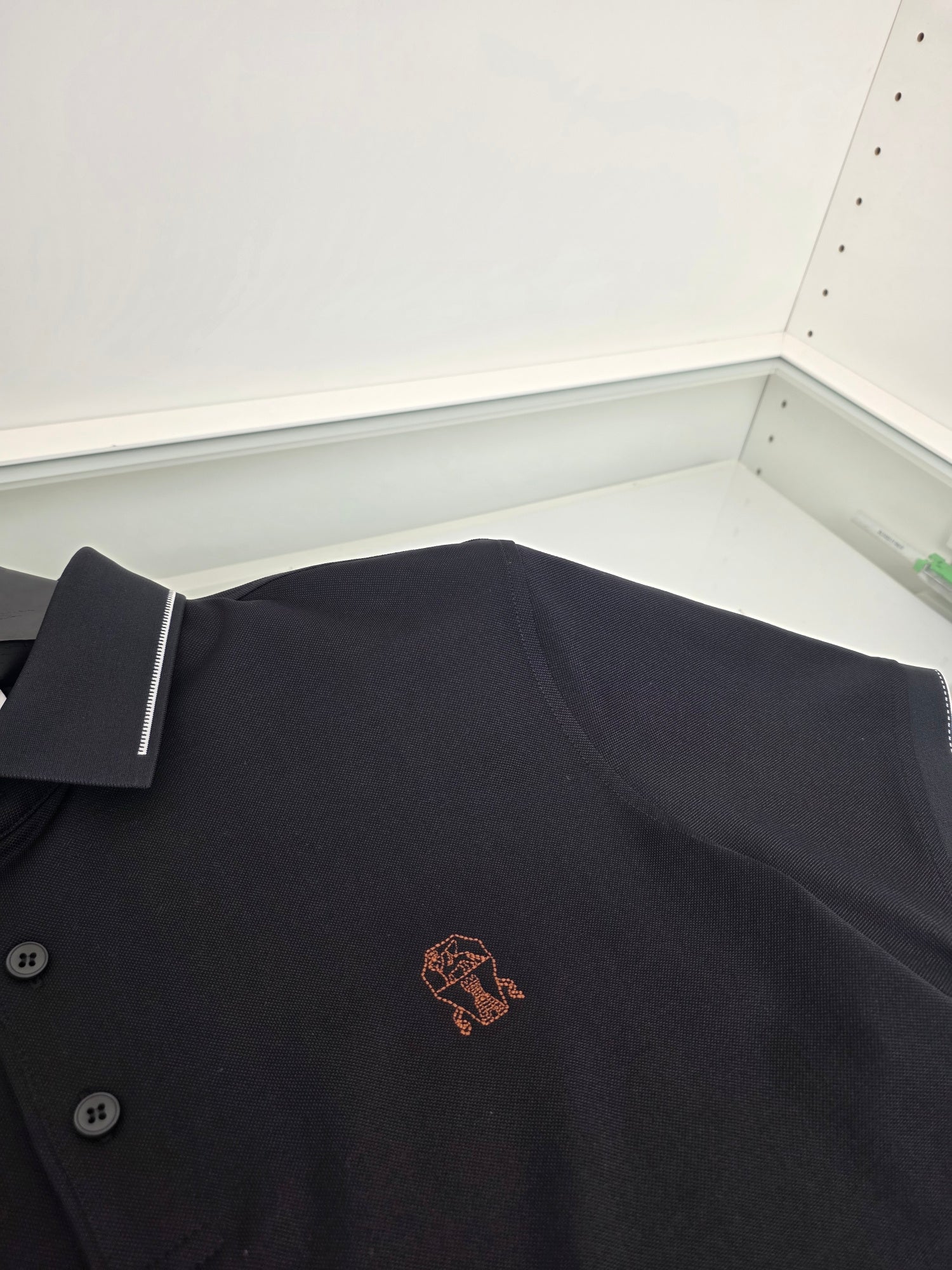 Grey and Black Polo