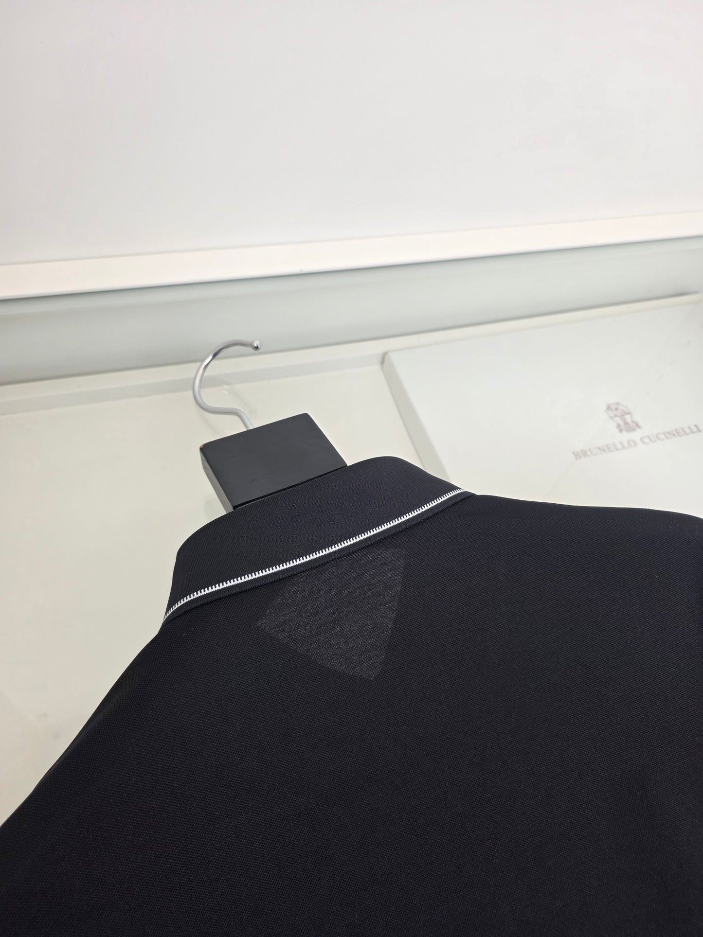 Grey and Black Polo