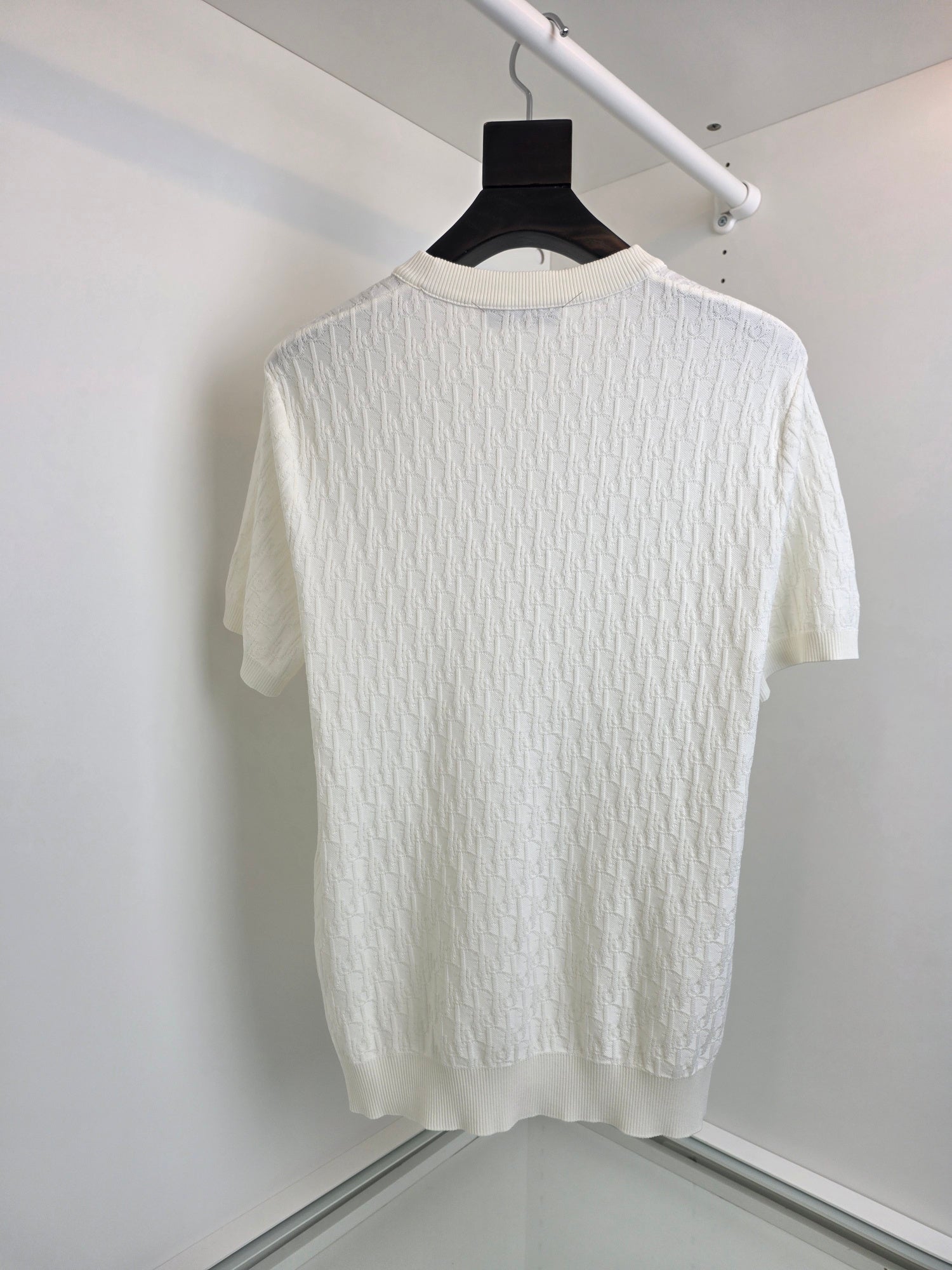 Off-white and Navy blue T-Shirt