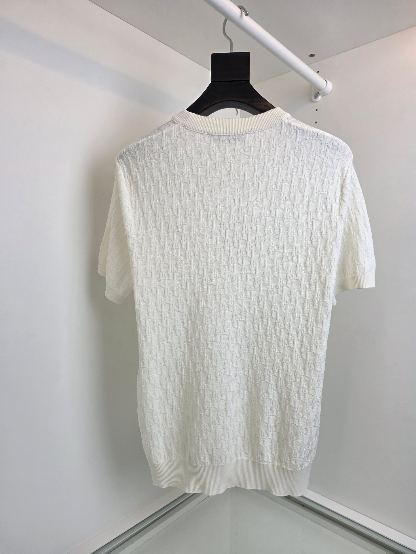 Off-white and Navy blue T-Shirt