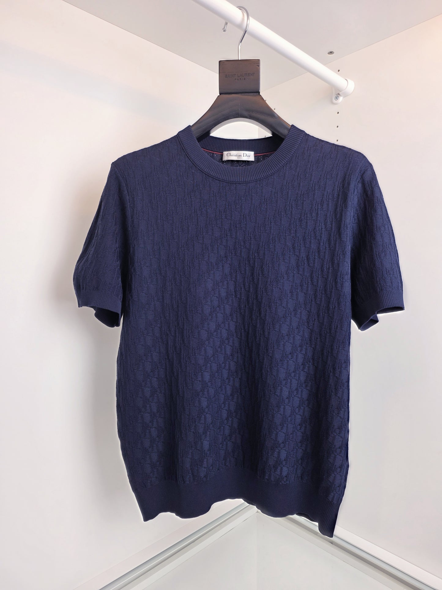 Off-white and Navy blue T-Shirt