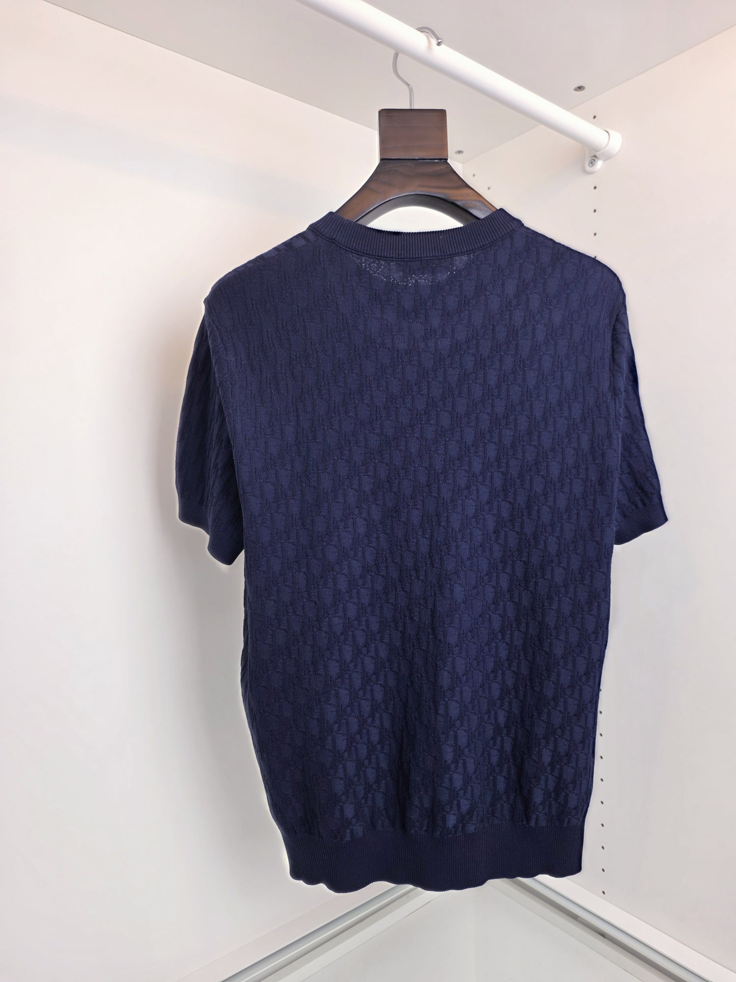 Off-white and Navy blue T-Shirt