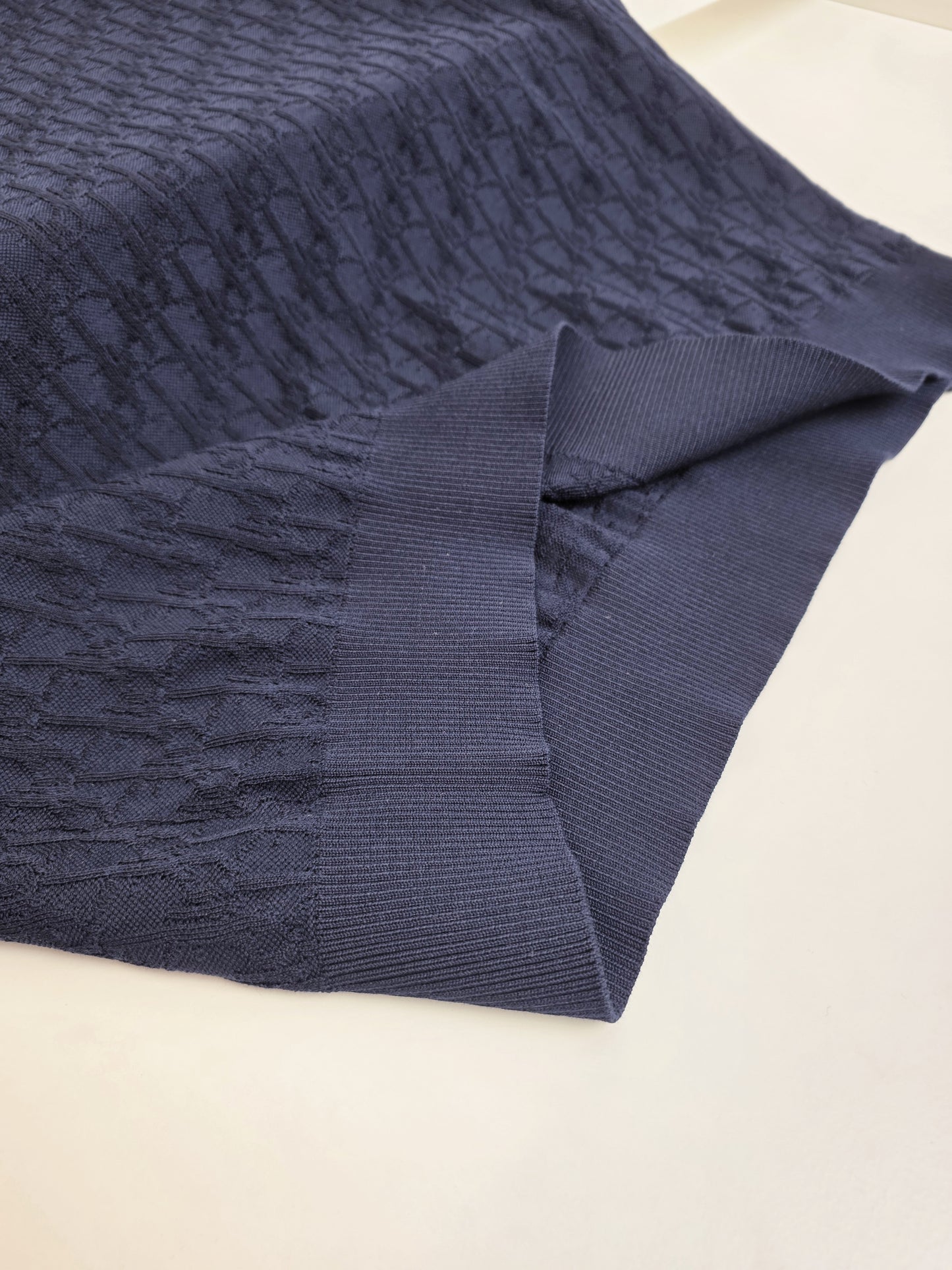 Off-white and Navy blue T-Shirt