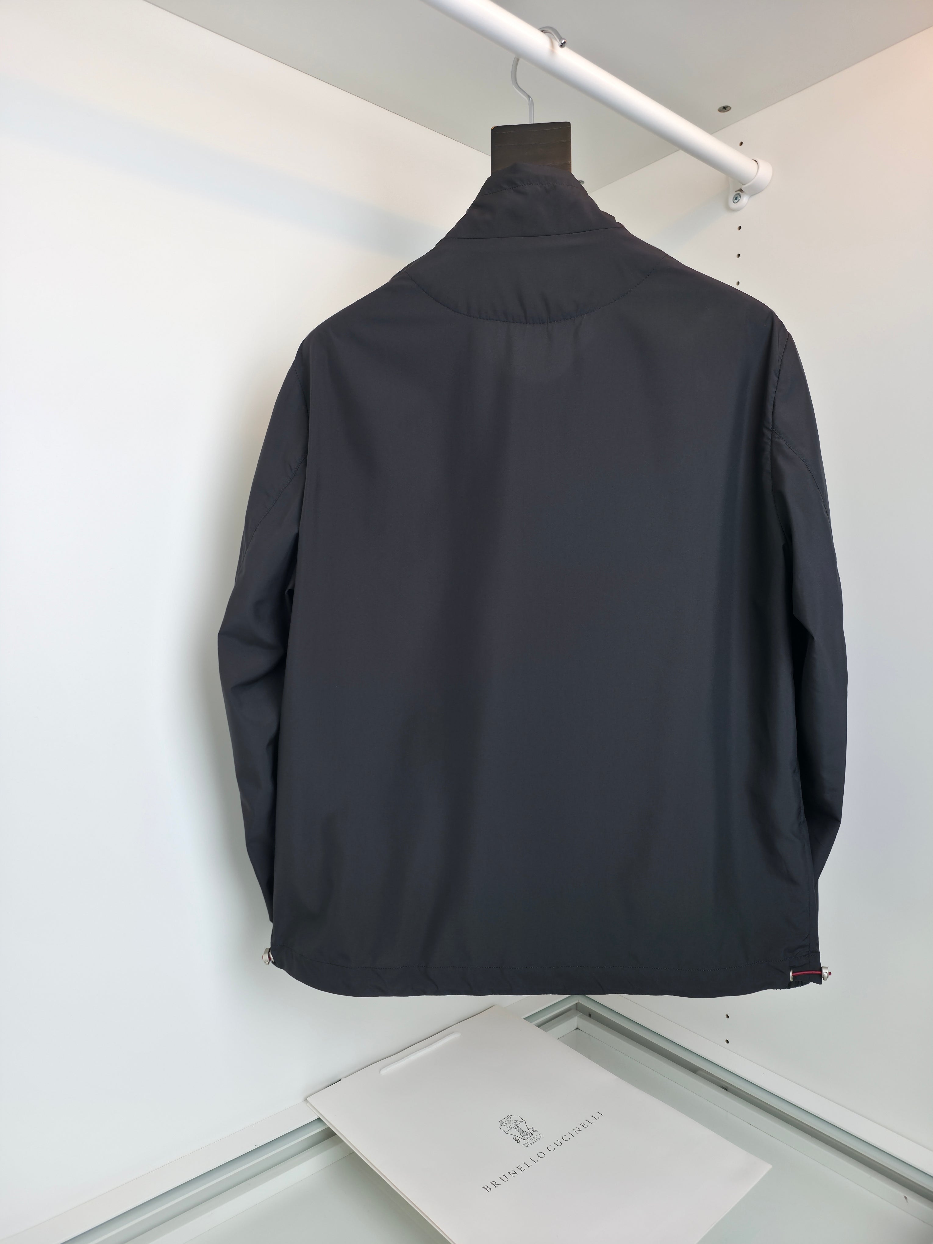 Black and Navy blue Jacket - FashionHype.xyz