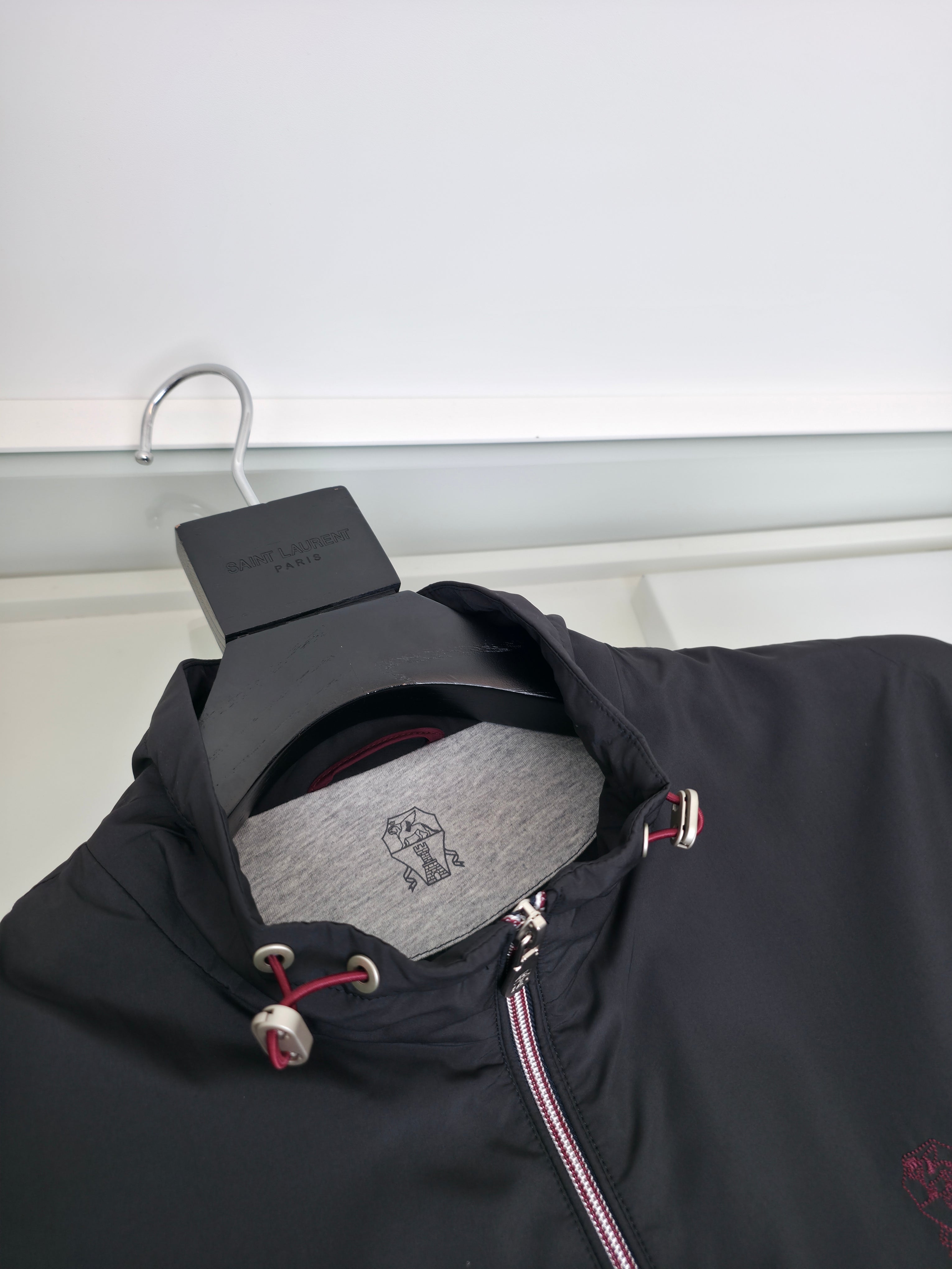 Black and Navy blue Jacket - FashionHype.xyz