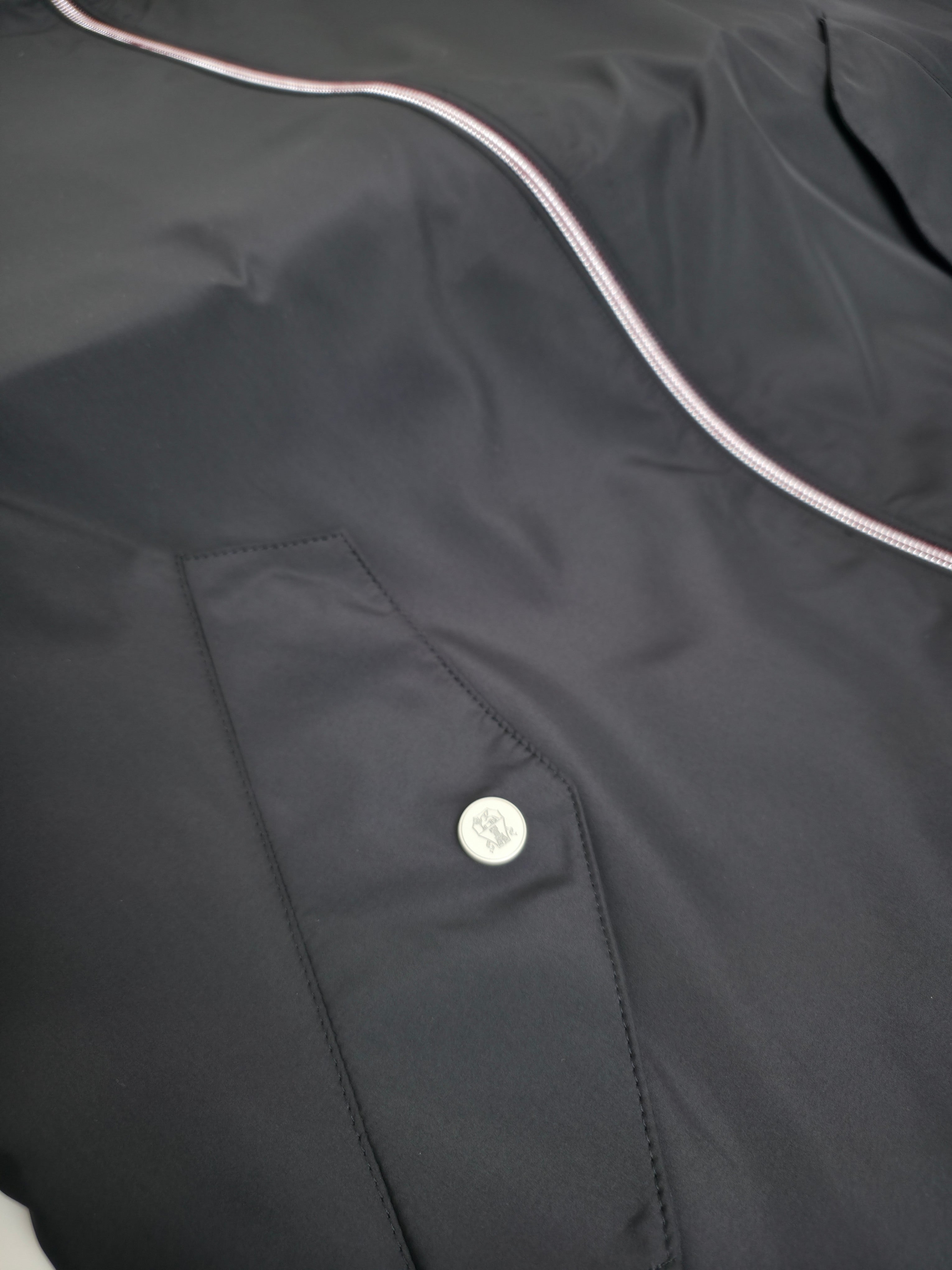 Black and Navy blue Jacket - FashionHype.xyz
