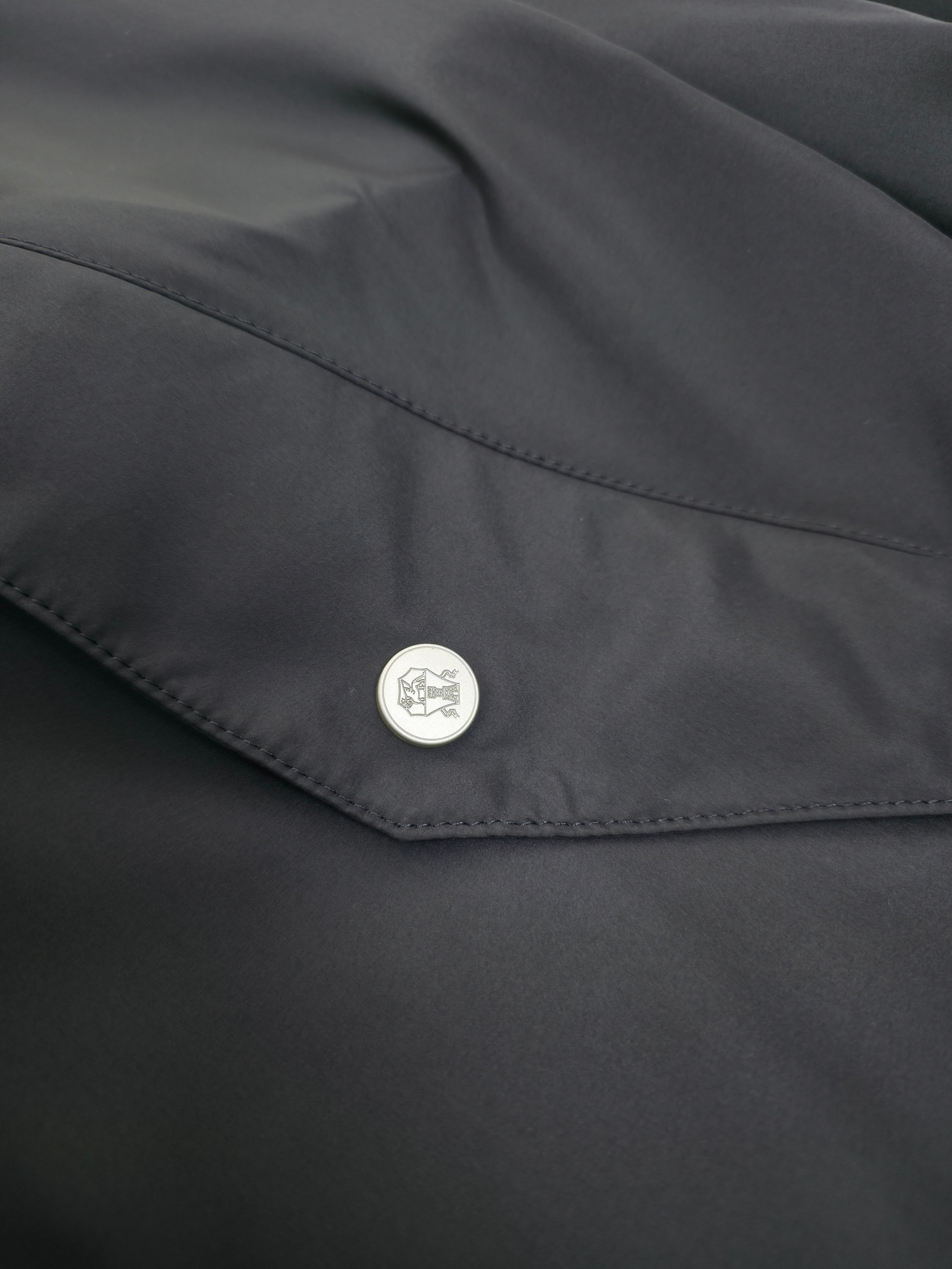 Black and Navy blue Jacket - FashionHype.xyz